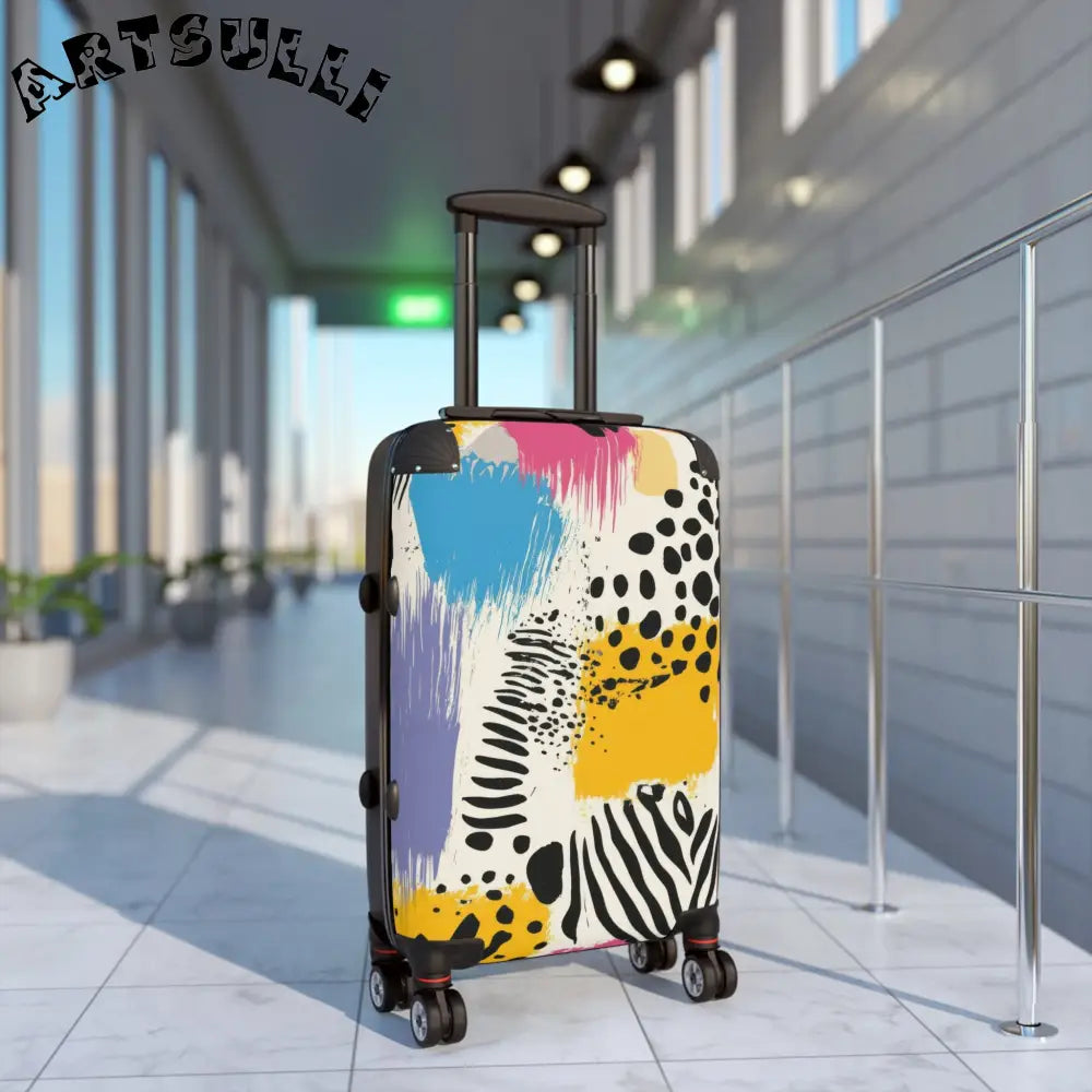 JAKKOUTTHEBXX Rae Zebra Rhapsody II Suitcase JAKKOUTTHEBXX Artsulli