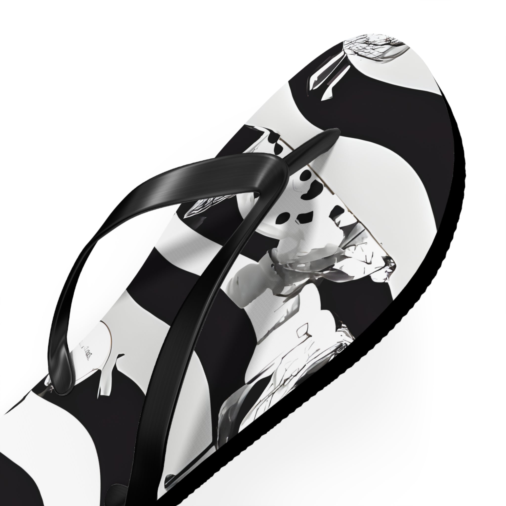 Cruellas Cattle Line Flip Flops, Artsulli - Art is Long, Life is Short, Shoes, , , , , , , 