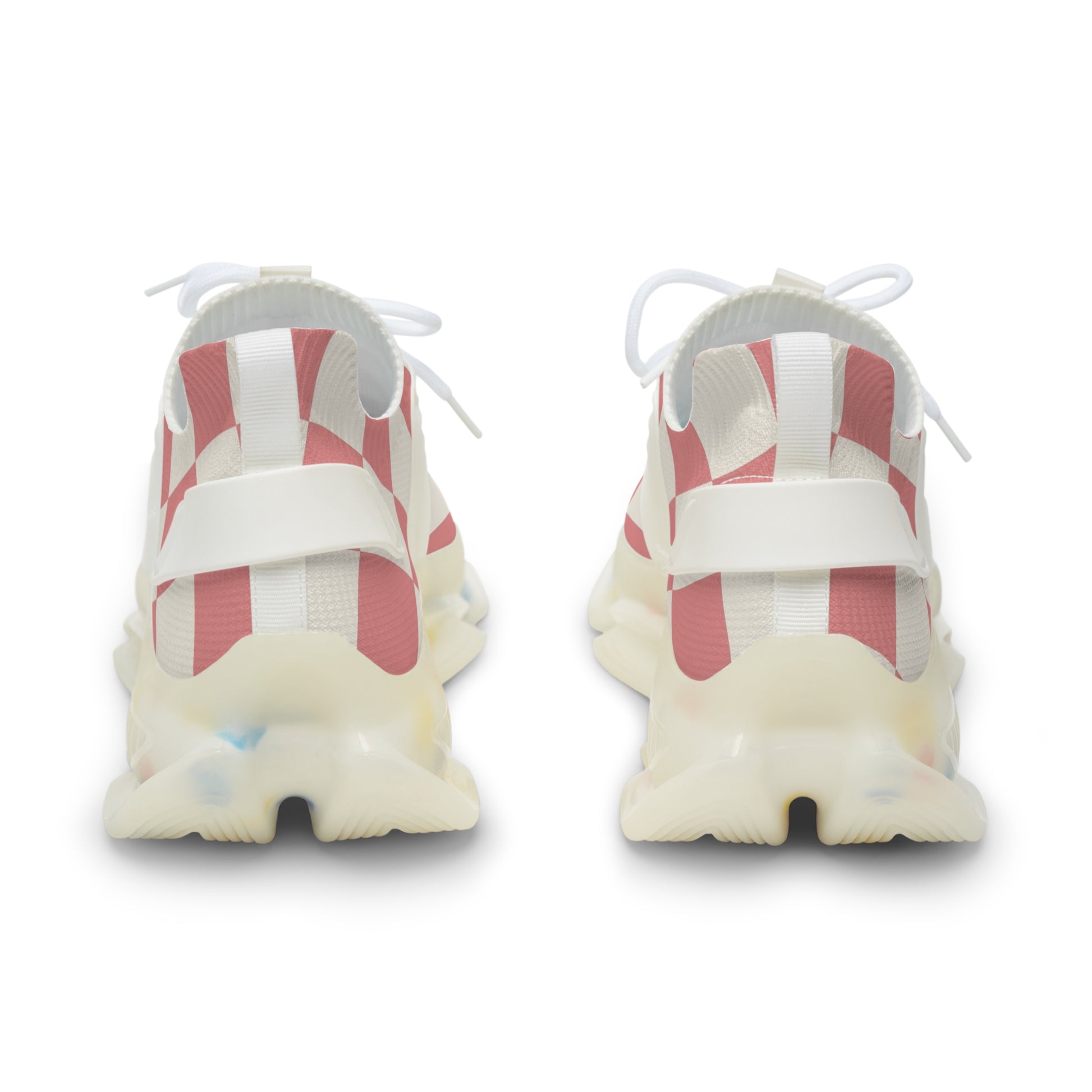 Retro Checkered Grassland Sprites Men's Mesh Sneakers, Artsulli - Art is Long, Life is Short, Shoes, , , , , , , 