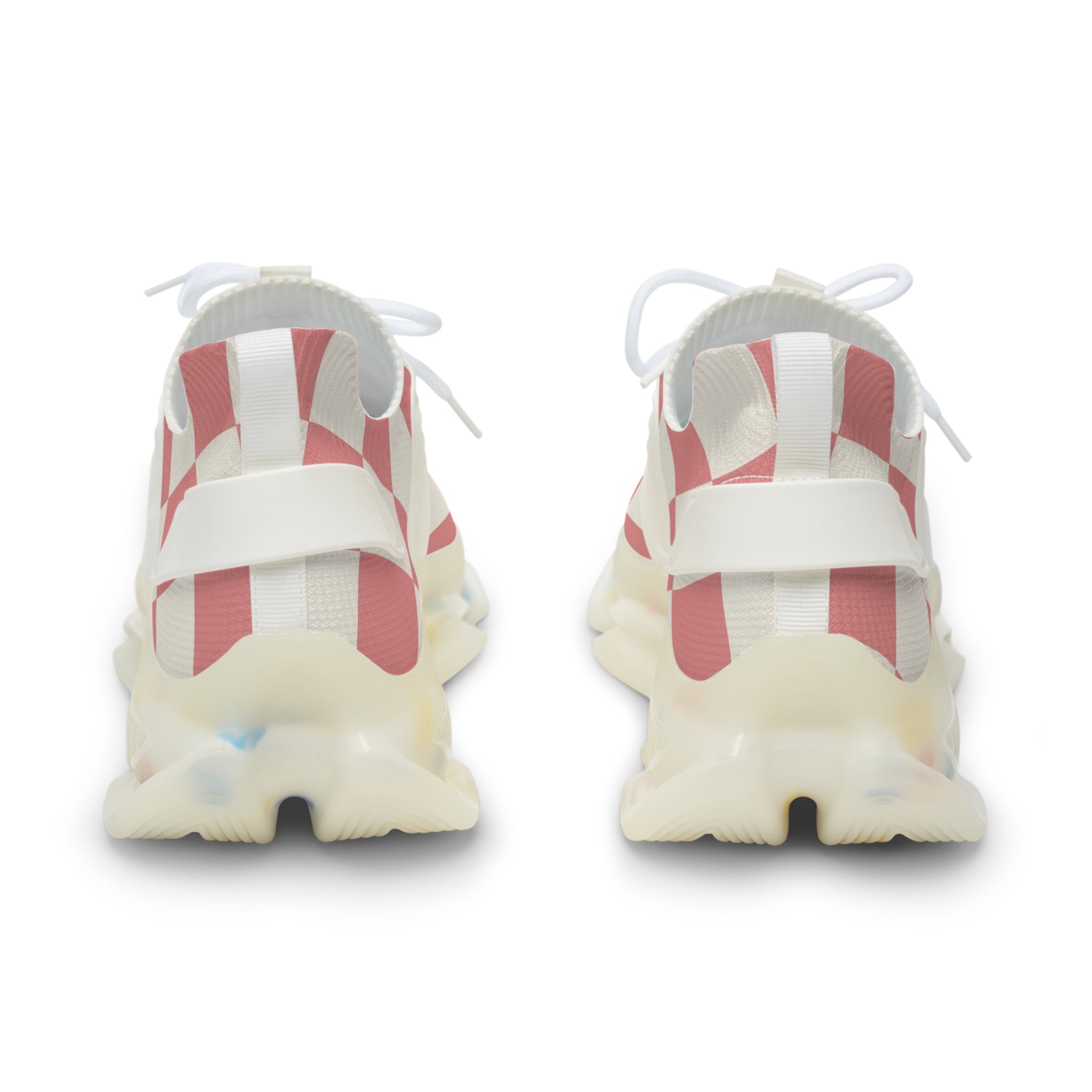 Retro Checkered Grassland Sprites Men's Mesh Sneakers, Artsulli - Art is Long, Life is Short, Shoes, , , , , , , 