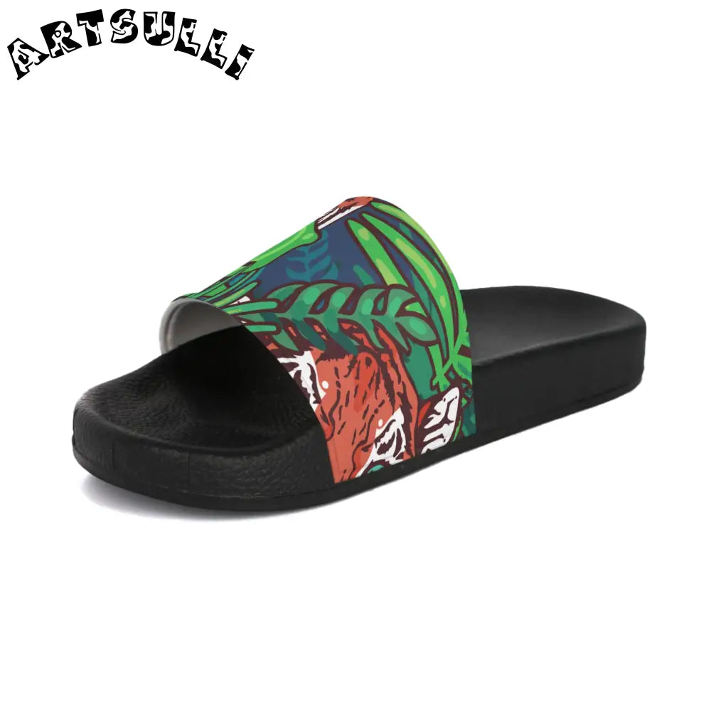 JAKKOUTTHEBXX Saturated Jungle Tiger 8K Men’s Slide Sandals