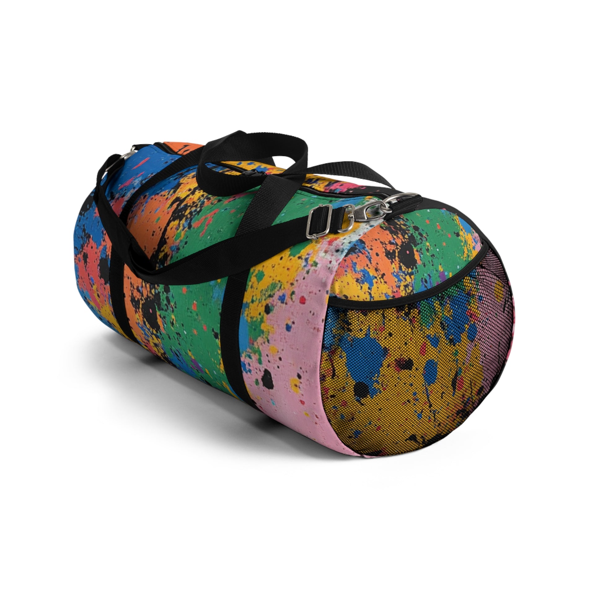 The Colors Of Paint Splatter Duffel Bag, Artsulli - Art is Long, Life is Short, Bags, , , , , , , 