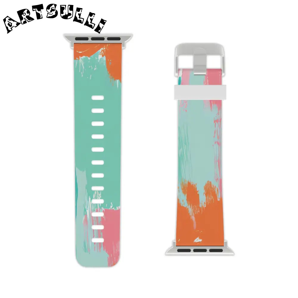 JAKKOUTTHEBXX Preppy Pixel Bloom II Watch Band for Apple Watch