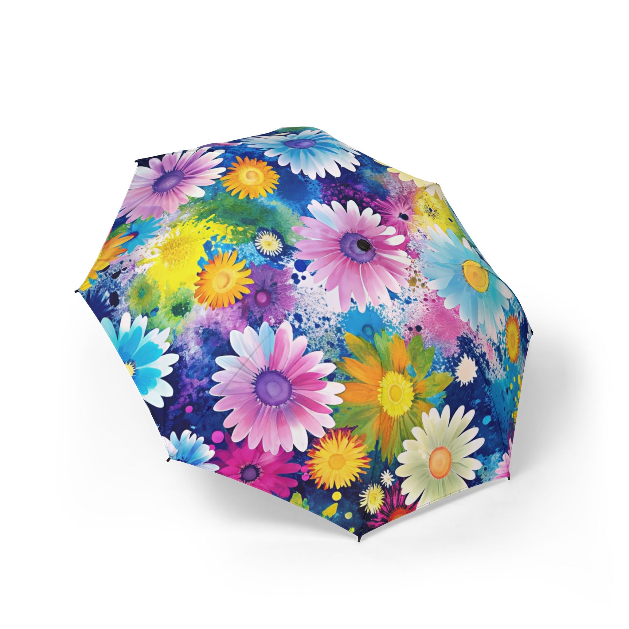 Magical Flower Explosion Multi-Color Semi-Automatic Foldable Umbrella, Artsulli - Art is Long, Life is Short, Accessories, Size, One size, , , , , 10682175595441