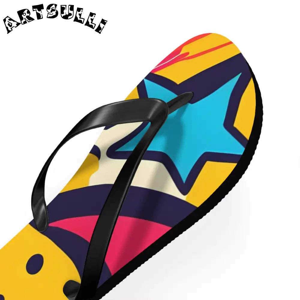 JAKKOUTTHEBXX Comic x Pop Art Flip Flops JAKKOUTTHEBXX Artsulli