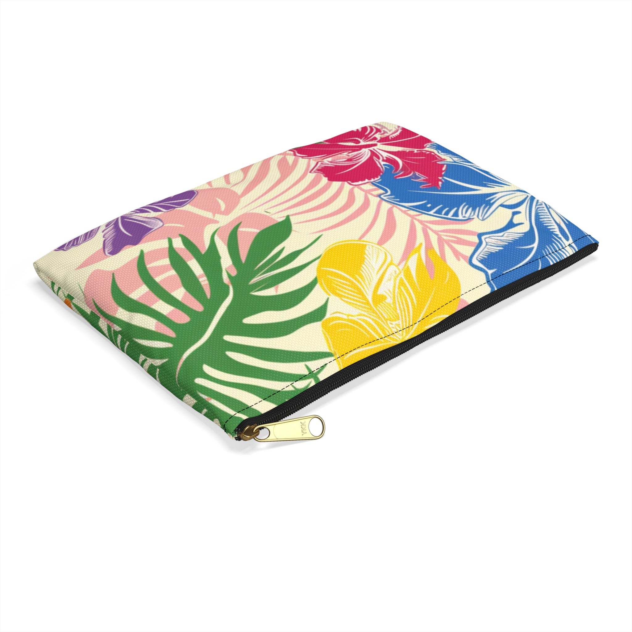 Blooming Tropical Flowers  Accessory Pouch, Artsulli - Art is Long, Life is Short, Bags, , , , , , , 