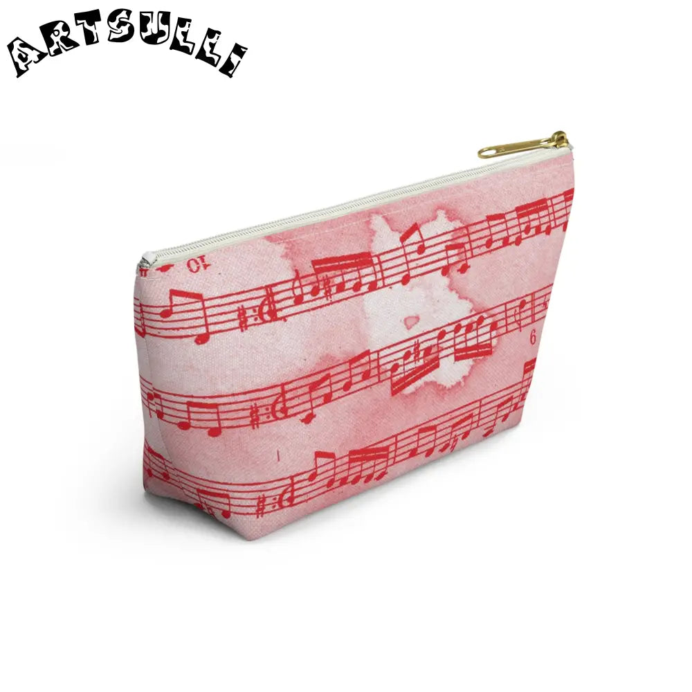 JAKKOUTTHEBXX Pink Music Note T-Bottom Pouch 2025