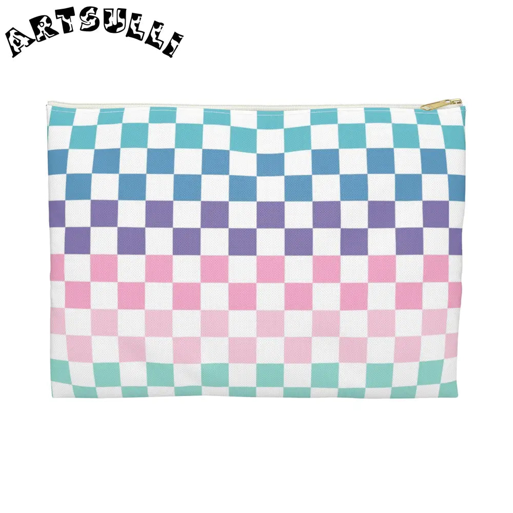 JAKKOUTTHEBXX Vaporwave Rainbow Checkerboard Multi-Color Accessory