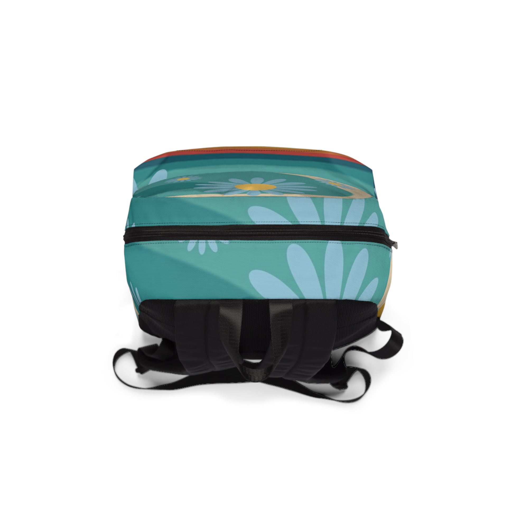 Psychedelic Floral Hills Multi-Color Unisex Classic Backpack, Artsulli - Art is Long, Life is Short, Bags, , , , , , , 