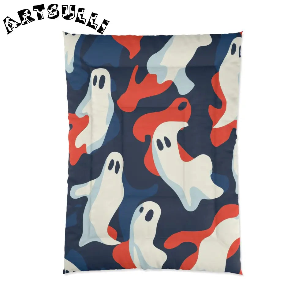 JAKKOUTTHEBXX Camo Ghosts Comforter JAKKOUTTHEBXX Artsulli - Art