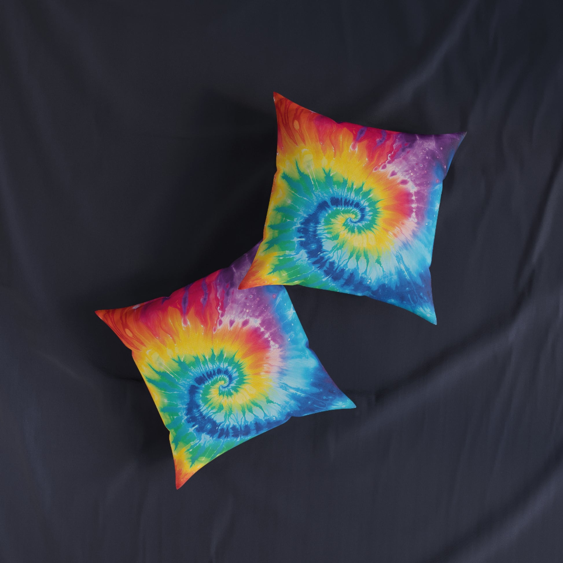 Tie Dye Square Pillow, Artsulli - Art is Long, Life is Short, Home Decor, , , , , , , 