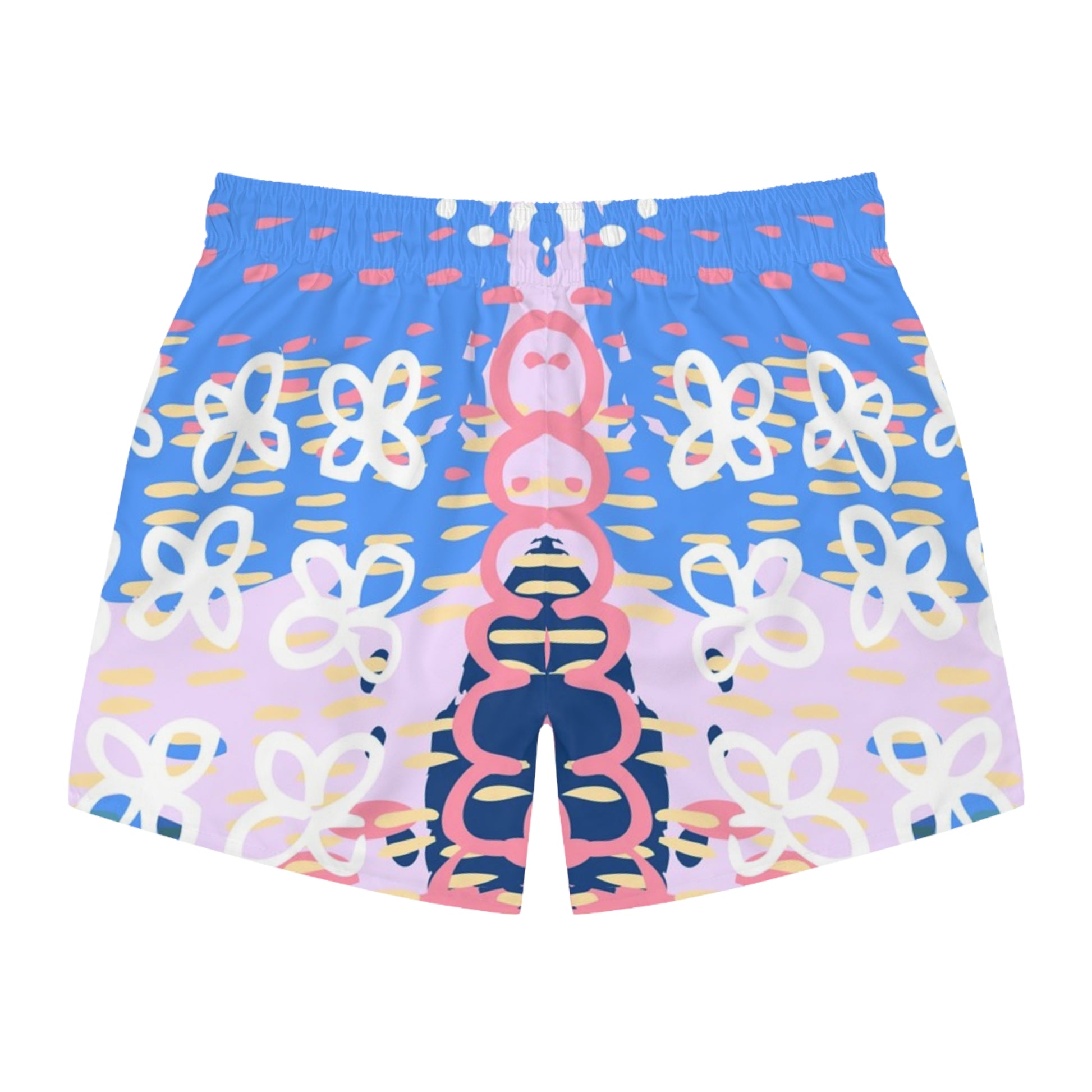 Flowers x Doodles x Hearts Multi-Color Swim Trunks (AOP), Artsulli - Art is Long, Life is Short, All Over Prints, , , , , , , 