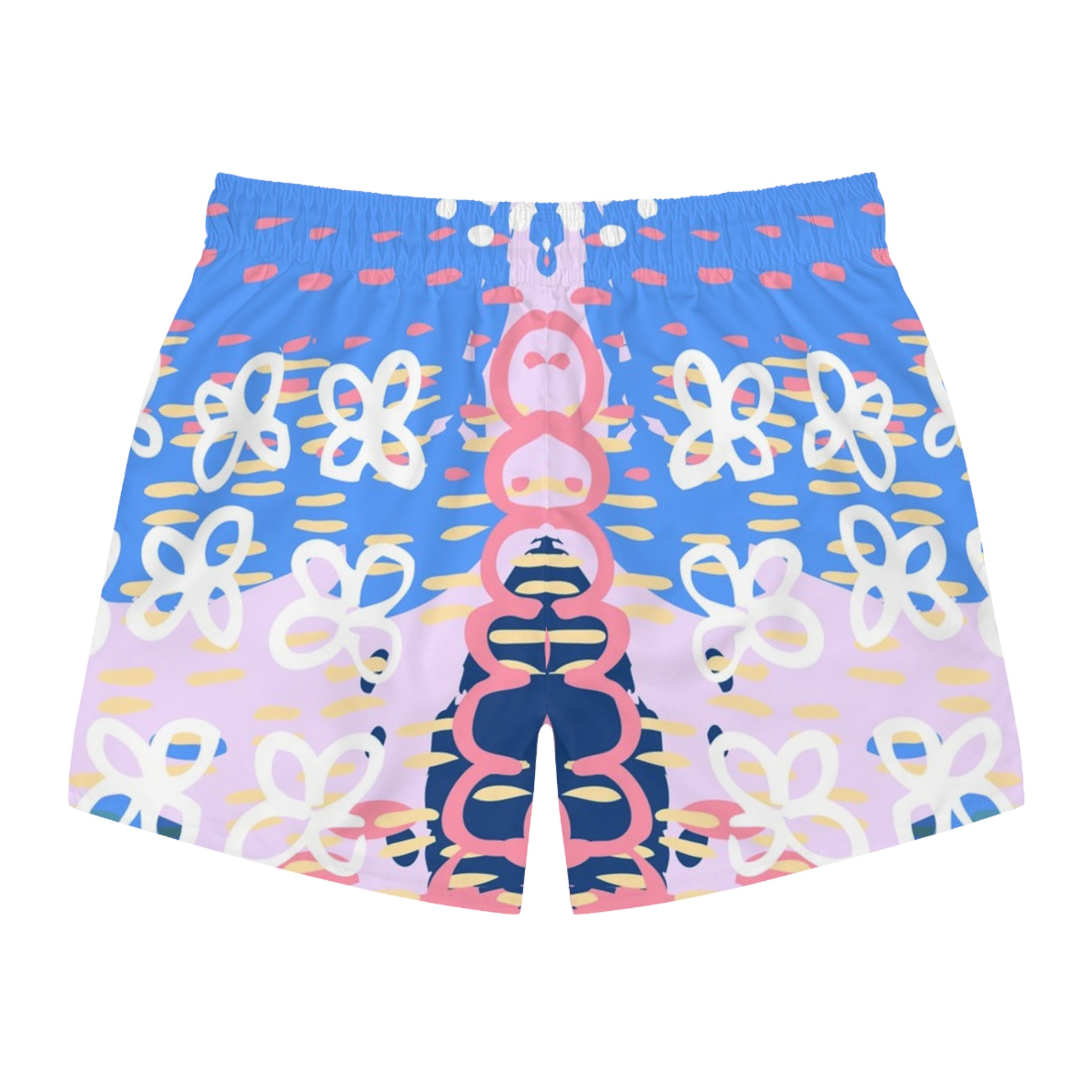 Flowers x Doodles x Hearts Multi-Color Swim Trunks (AOP), Artsulli - Art is Long, Life is Short, All Over Prints, , , , , , , 
