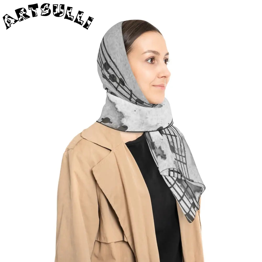 JAKKOUTTHEBXX Crumpled Sheet Music Scarf 2025