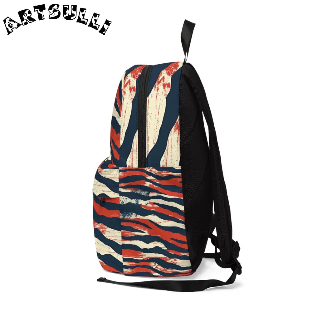JAKKOUTTHEBXX Camo Tiger Stripes Unisex Classic Backpack