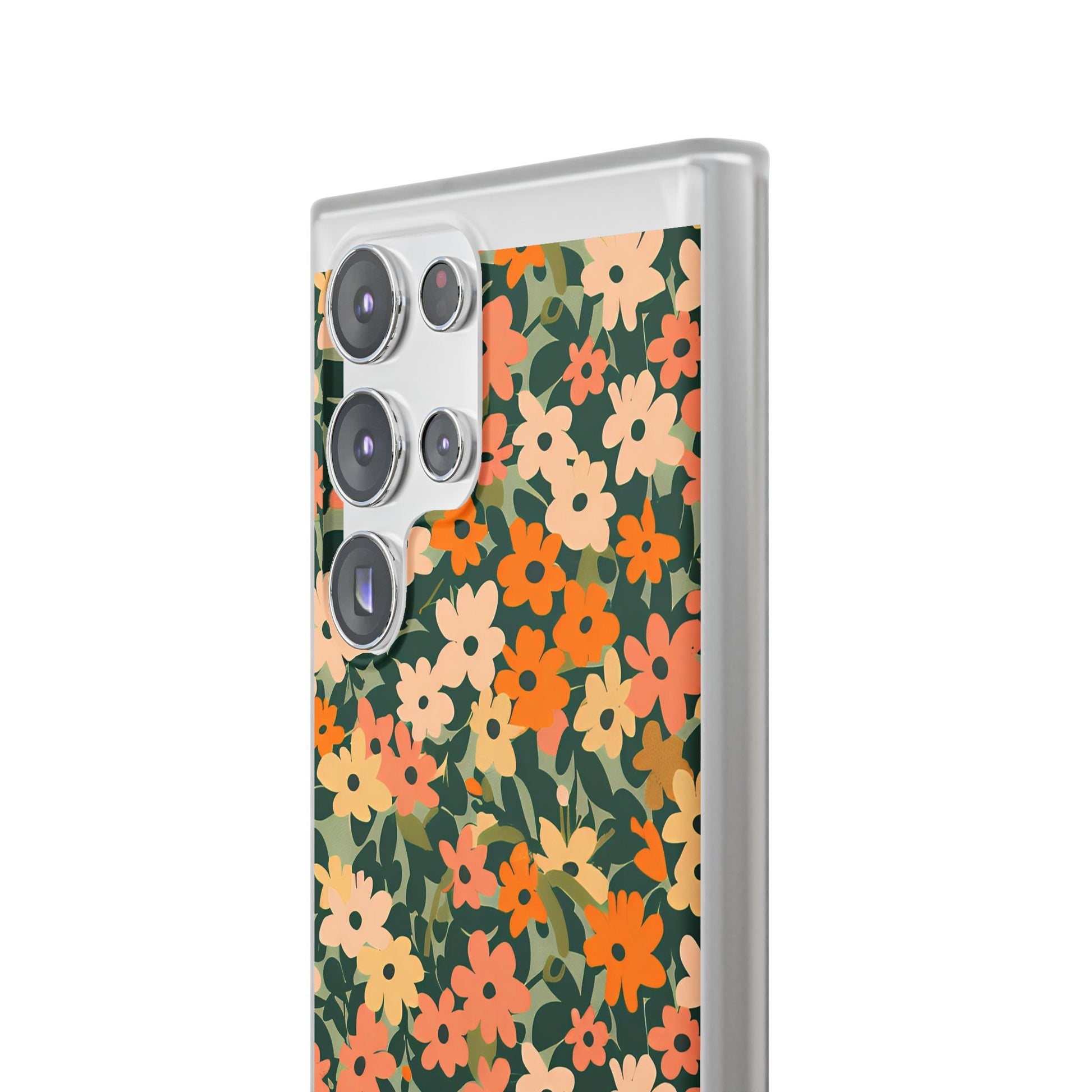 Vibrant Floral Clear Phone Case, Artsulli - Art is Long, Life is Short, Phone Case, , , , , , , 