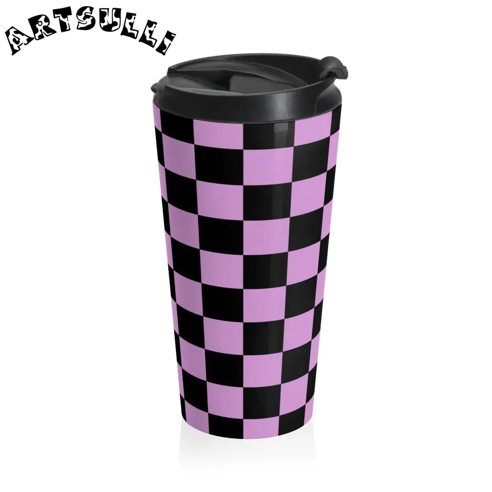 JAKKOUTTHEBXX Pixel Punk Vision Stainless Steel Travel Mug
