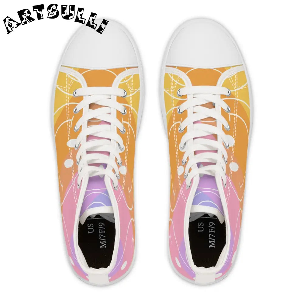 JAKKOUTTHEBXX Smiley Face x Rainbow Stripes Multi-Color Women’s High