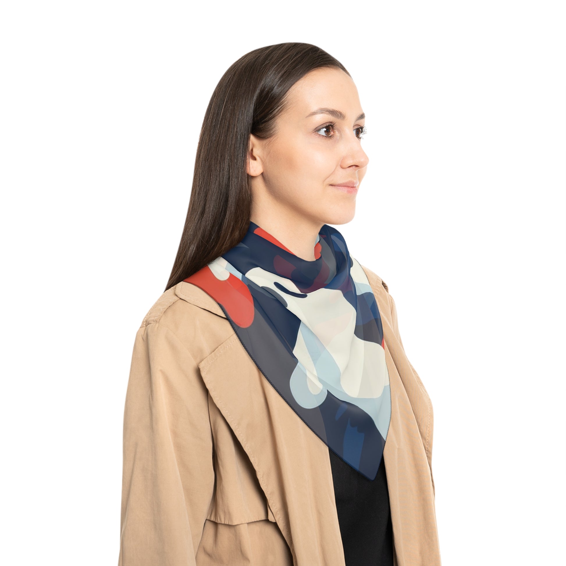 Camo Ghosts Poly Scarf, Artsulli - Art is Long, Life is Short, Accessories, , , , , , , 