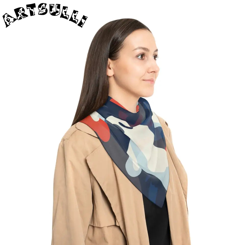 JAKKOUTTHEBXX Camo Ghosts Poly Scarf JAKKOUTTHEBXX Artsulli - Art