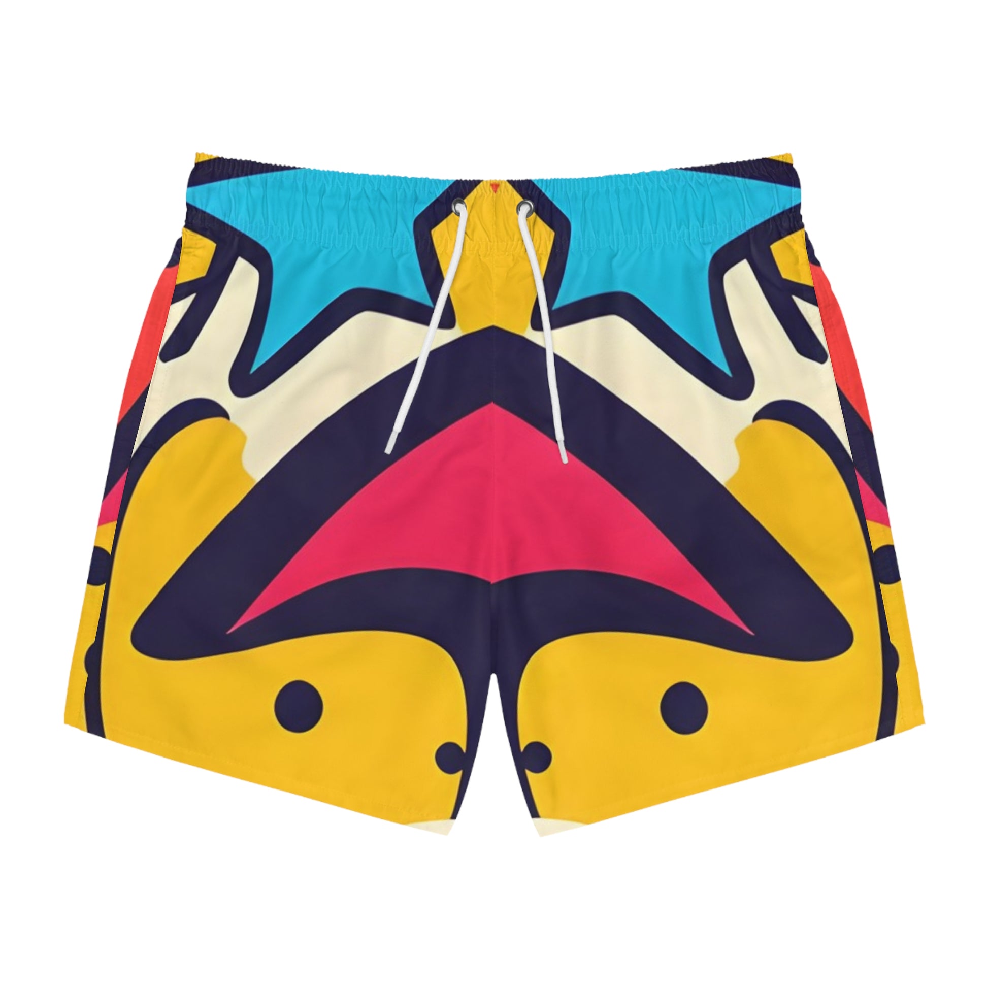 Comic x Pop Art Swim Trunks (AOP), Artsulli - Art is Long, Life is Short, All Over Prints, Size, XS, Color, Seam thread color automatically matched to design, , , 29641079217036206936