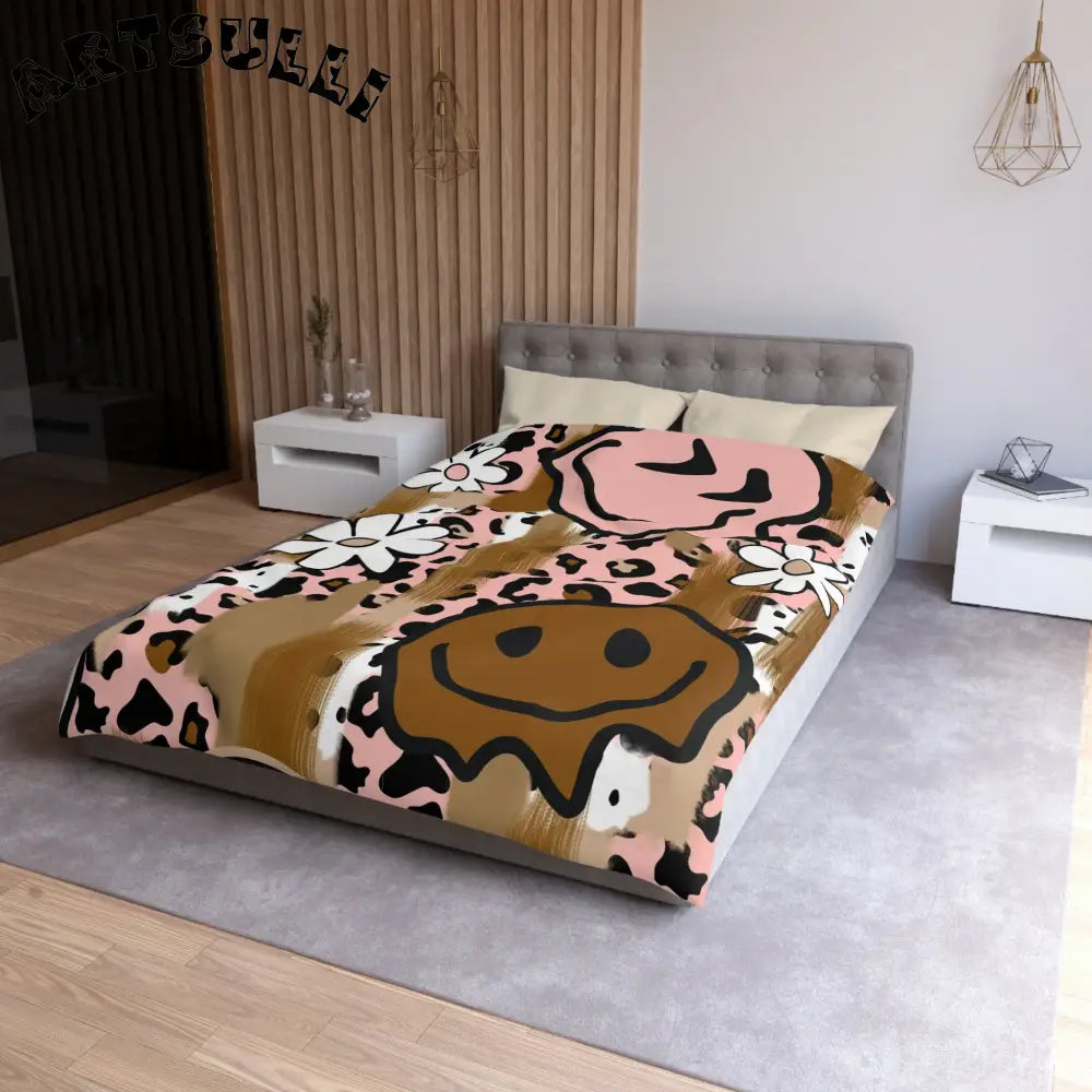 JAKKOUTTHEBXX Sutfin Ghosts Pop Art Microfiber Duvet Cover