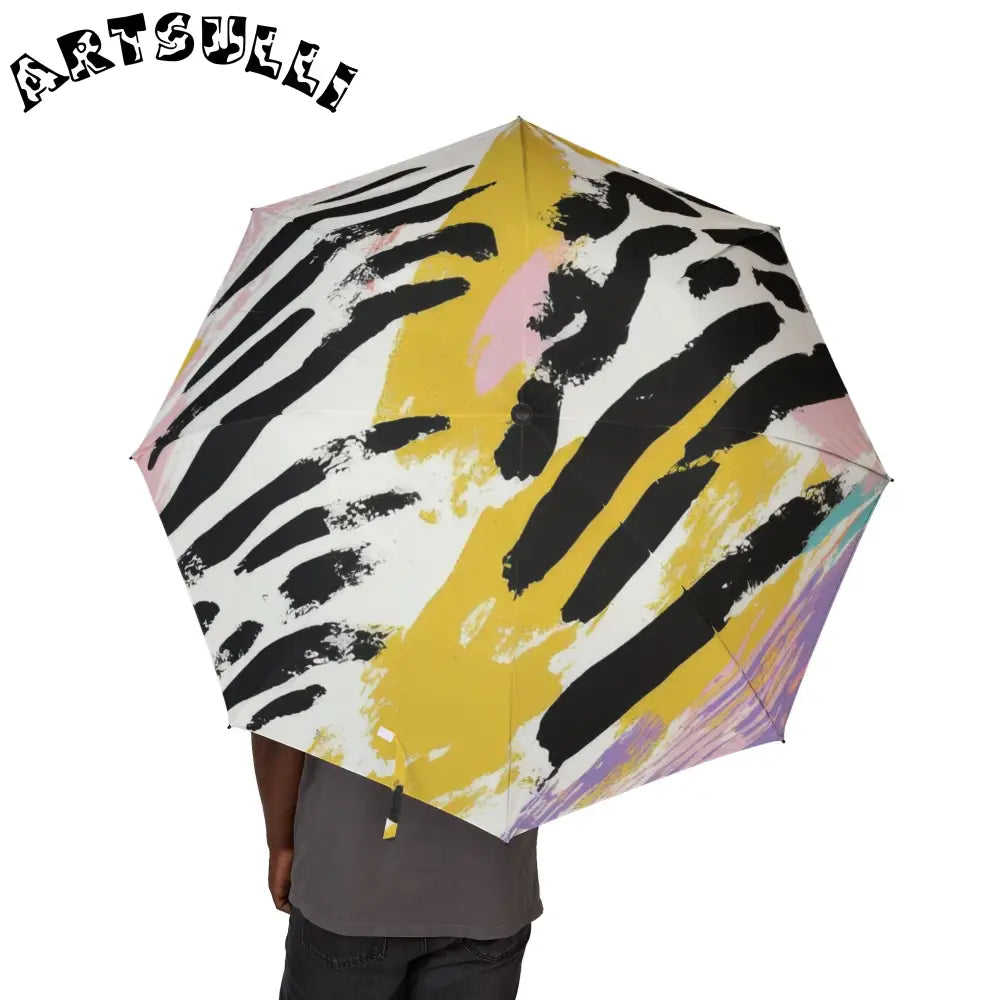 JAKKOUTTHEBXX Wild Zebra Stripes x Paint Brush Strokes Multi-Color