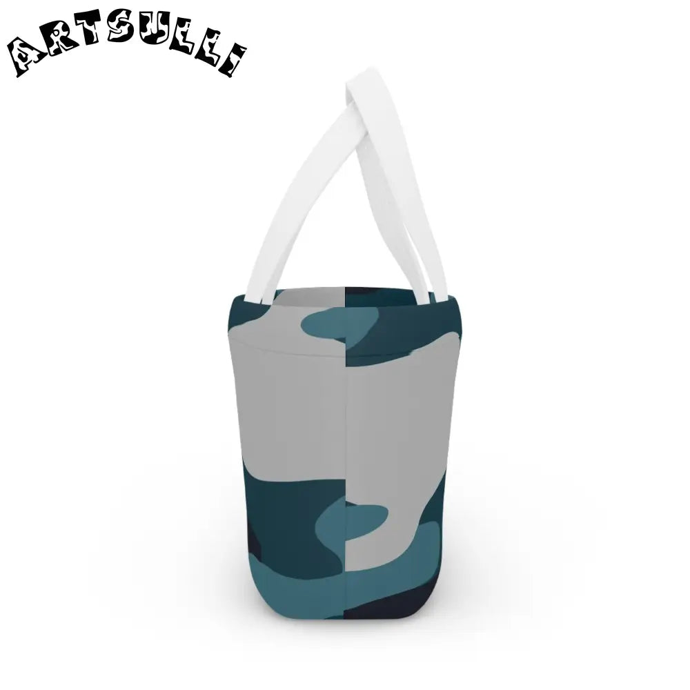JAKKOUTTHEBXX Blue Camouflage Lunch Bag JAKKOUTTHEBXX Artsulli - Art