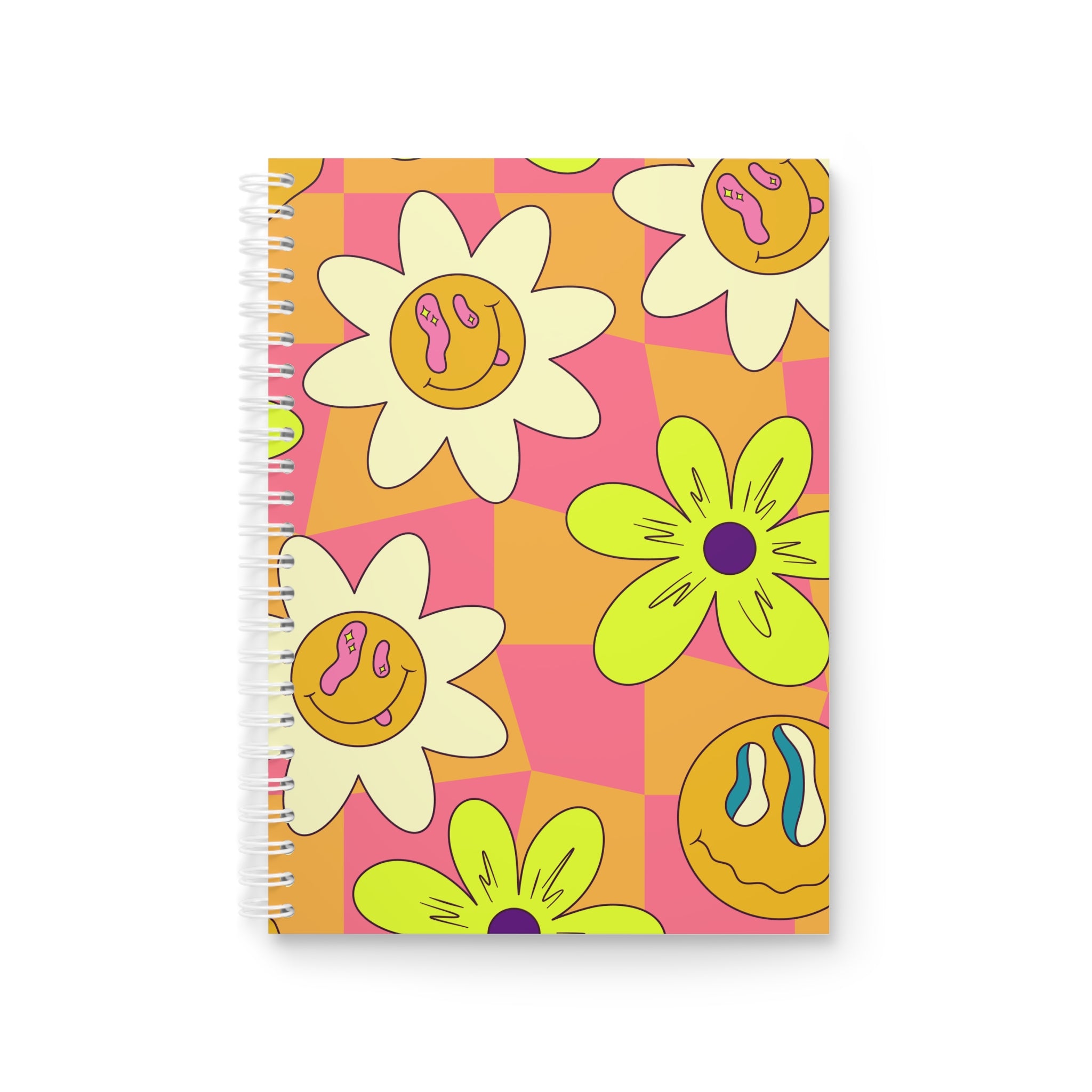 Trippy Sour Face Rave Spiral Notebook, Artsulli - Art is Long, Life is Short, Paper products, Size, One Size, , , , , 13943916395042