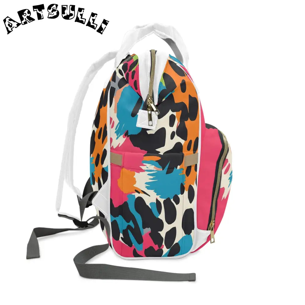 JAKKOUTTHEBXX Wild Brush Strokes x Animal Print Multi-Color