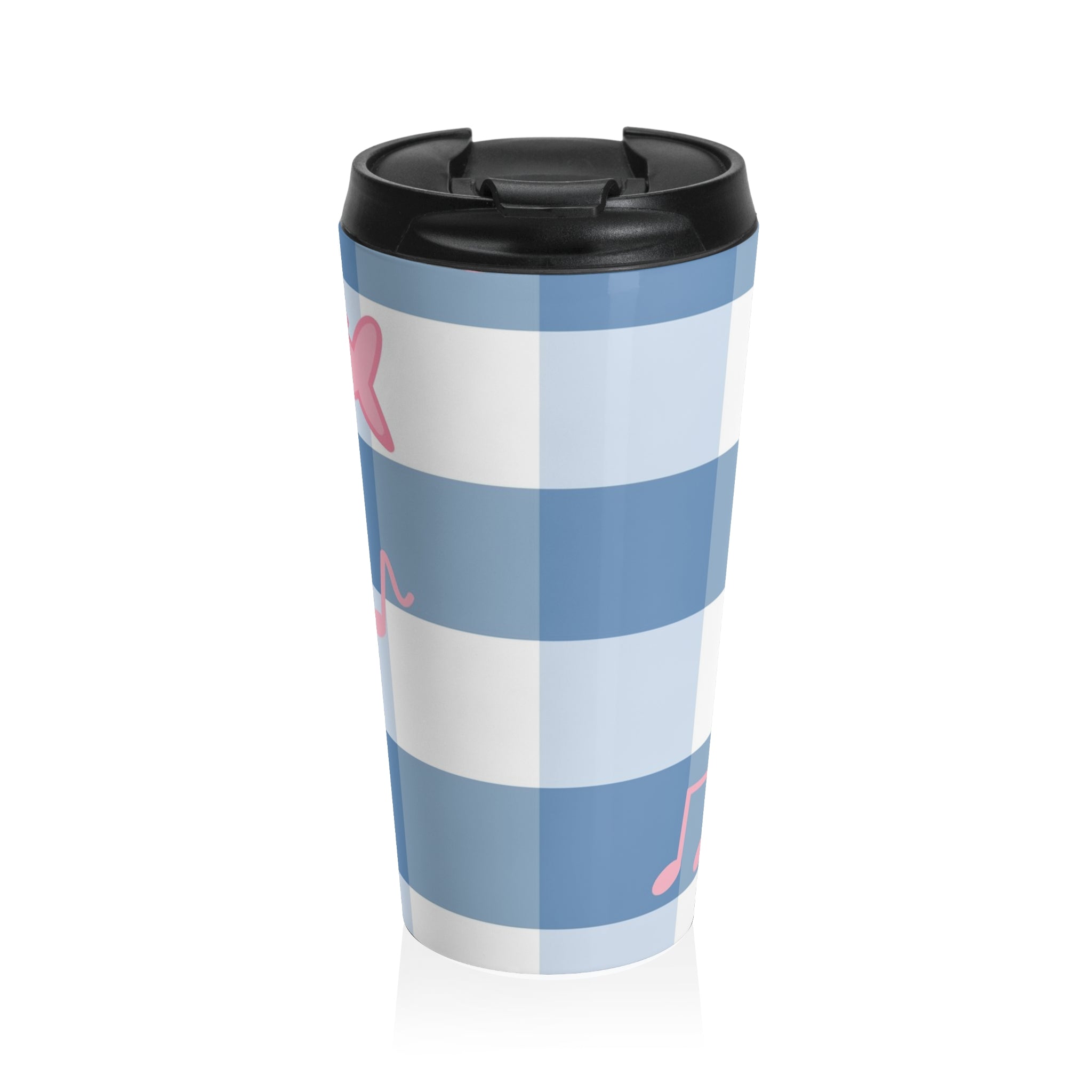 Music Shark Stainless Steel Travel Mug, Artsulli - Art is Long, Life is Short, Mug, Size, 15oz, , , , , 22195170125059202235