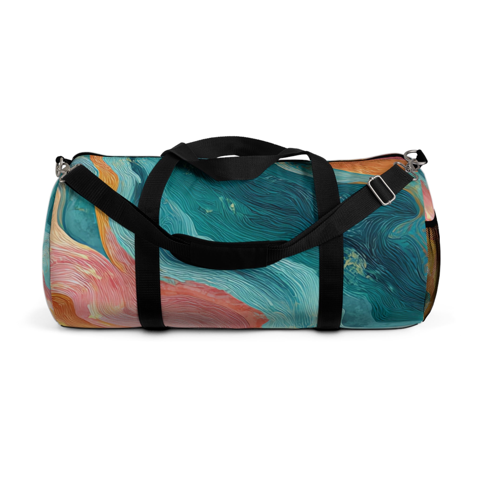 Liquid Marble Spill Duffel Bag, Artsulli - Art is Long, Life is Short, Bags, Size, Large, , , , , 30041701312754218465