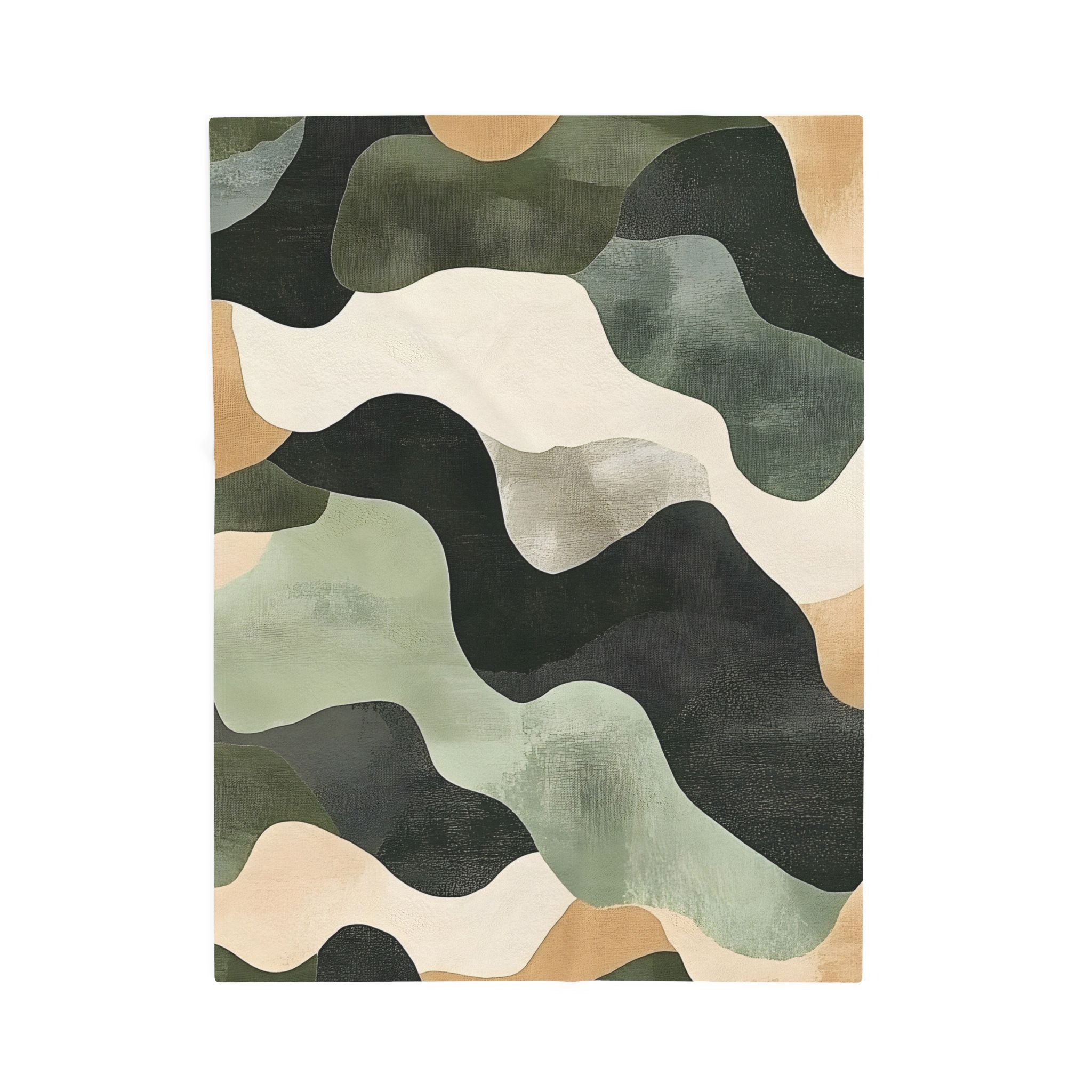 Camo Art Velveteen Plush Blanket, Artsulli - Art is Long, Life is Short, All Over Prints, Size, 30" × 40", , , , , 13622788992528