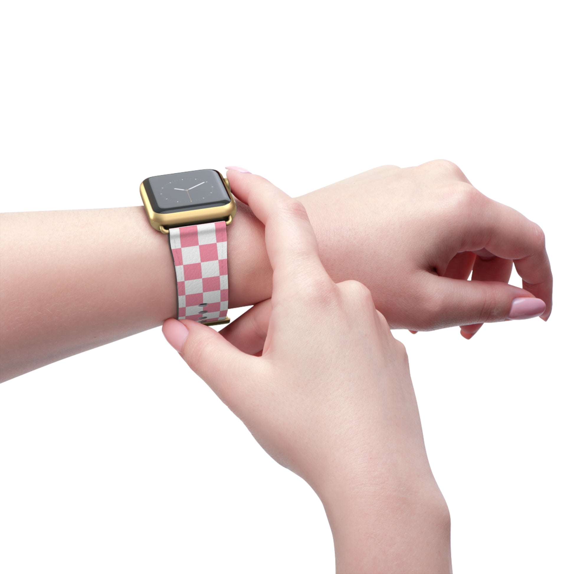 Brigandine Checkered Scene Watch Band, Artsulli - Art is Long, Life is Short, Accessories, , , , , , , 