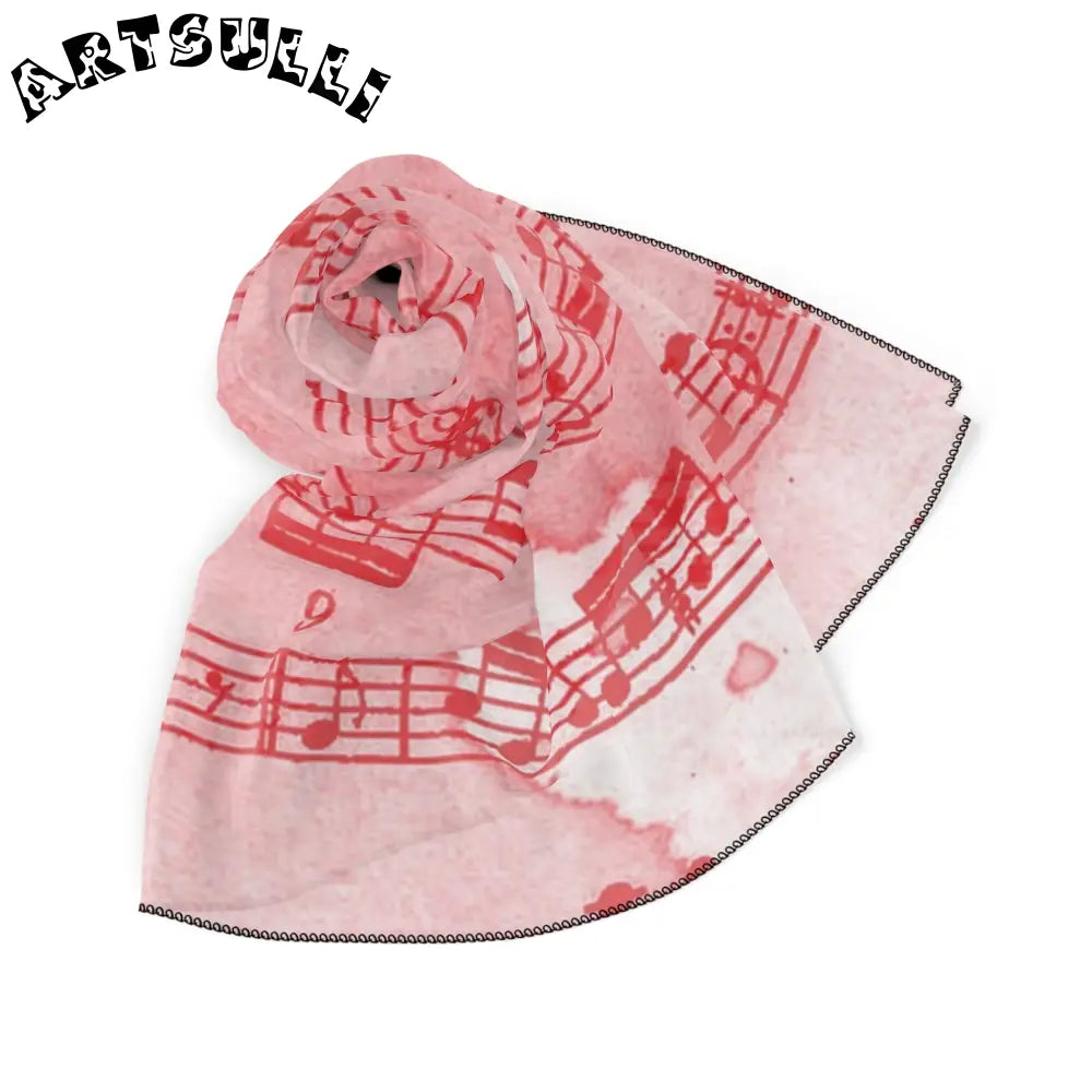 JAKKOUTTHEBXX Pink Music Head Turning Style Scarf 2025