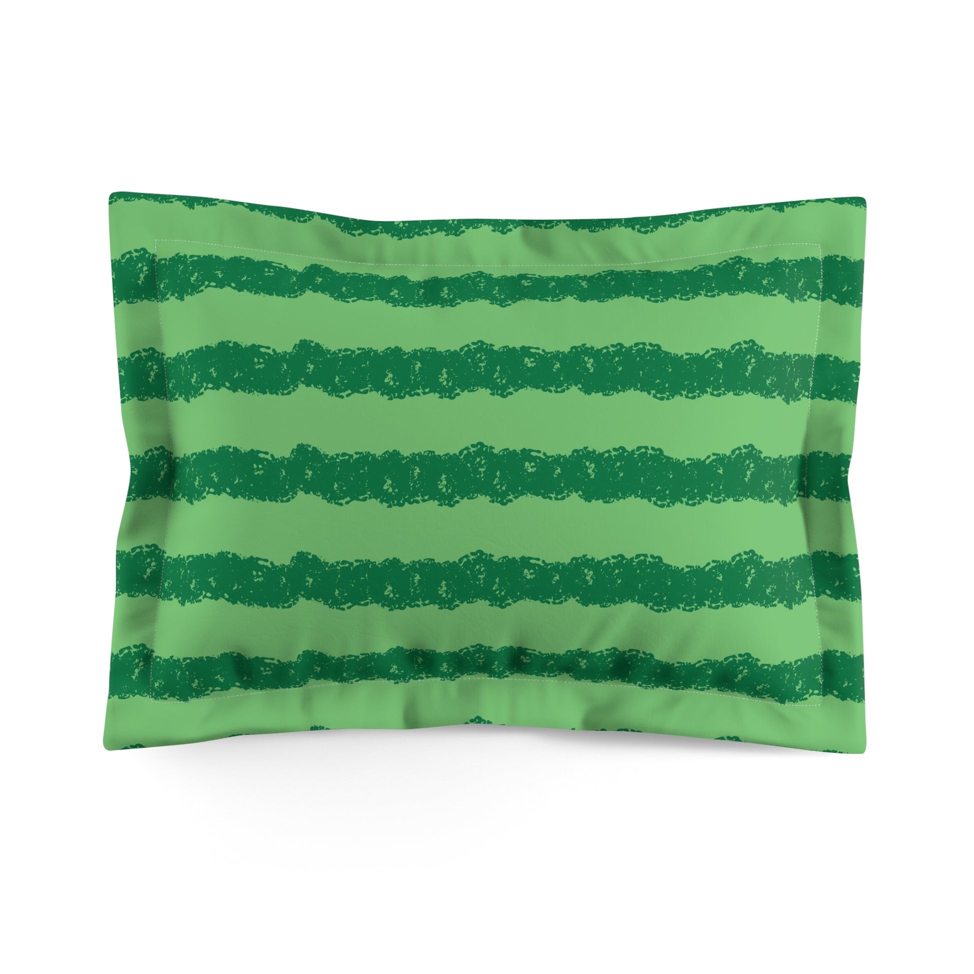 Watermelon Green Microfiber Pillow Sham, Artsulli - Art is Long, Life is Short, Home Decor, Size, Standard, , , , , 15642257068166