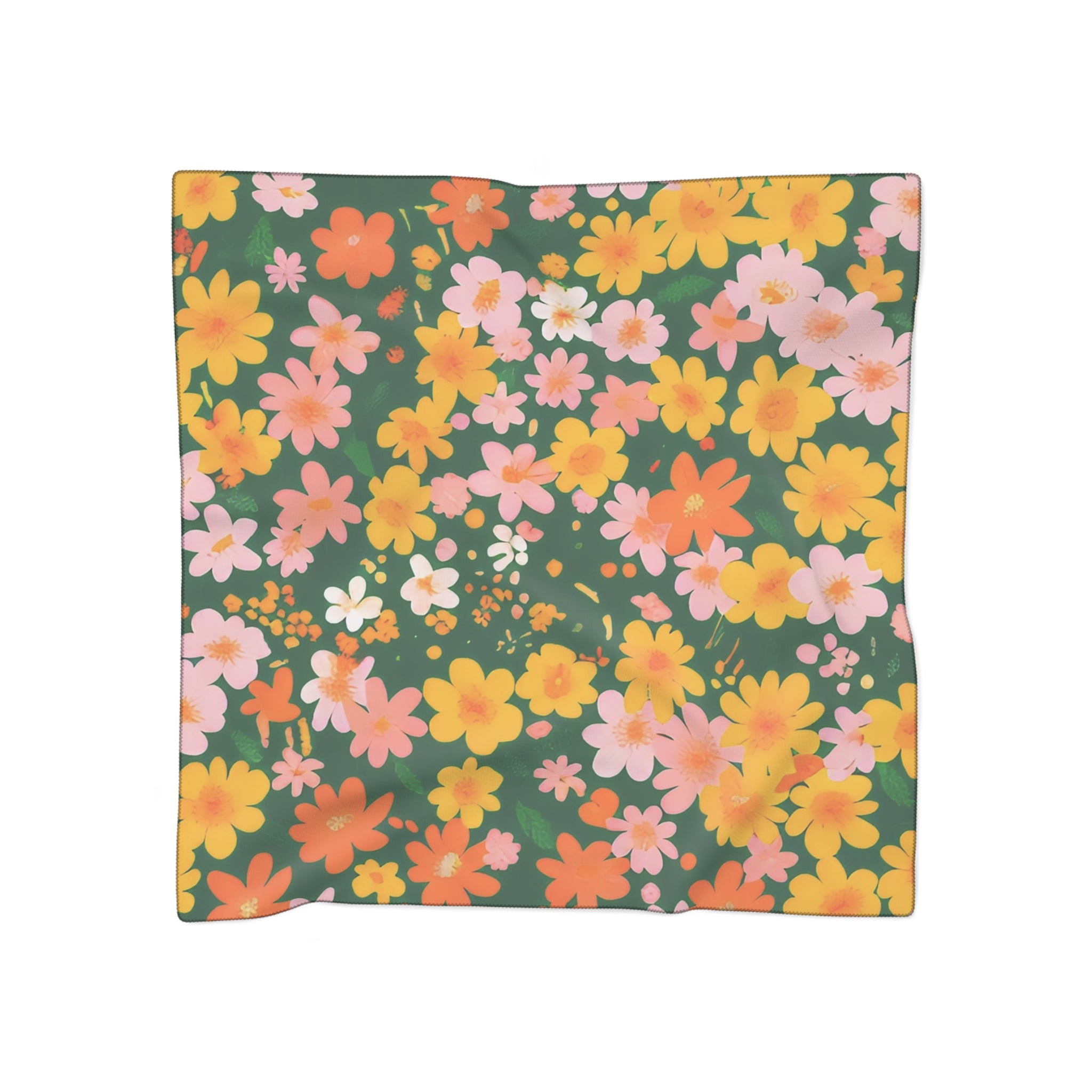 Poly Scarf, Artsulli - Art is Long, Life is Short, Accessories, Color, Poly chiffon, Size, 25" × 25", , , 20513682789604228408