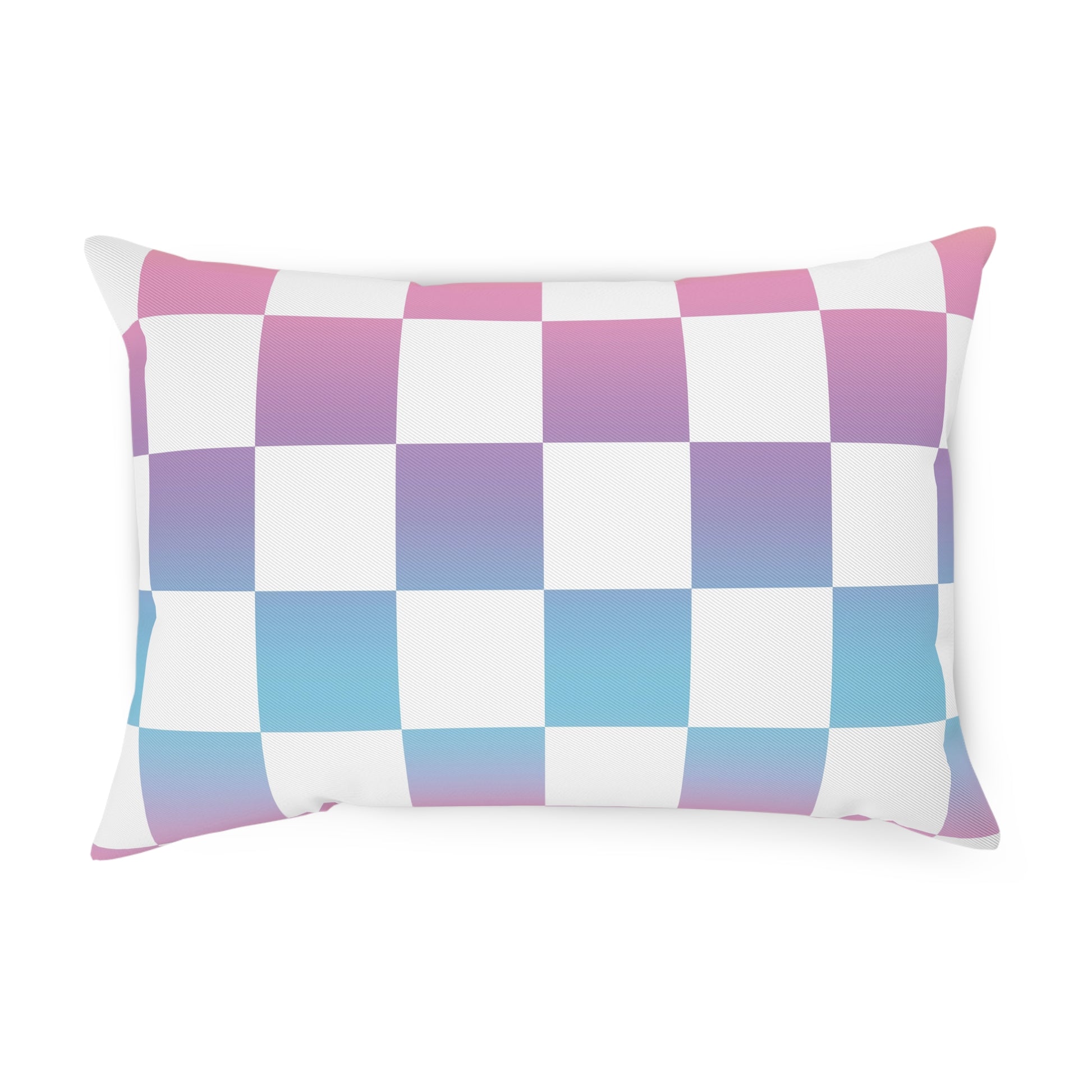 Vaporwave Check Cushion, Artsulli - Art is Long, Life is Short, Home Decor, Size, 19.7" × 13.8", , , , , 79163862924924261127