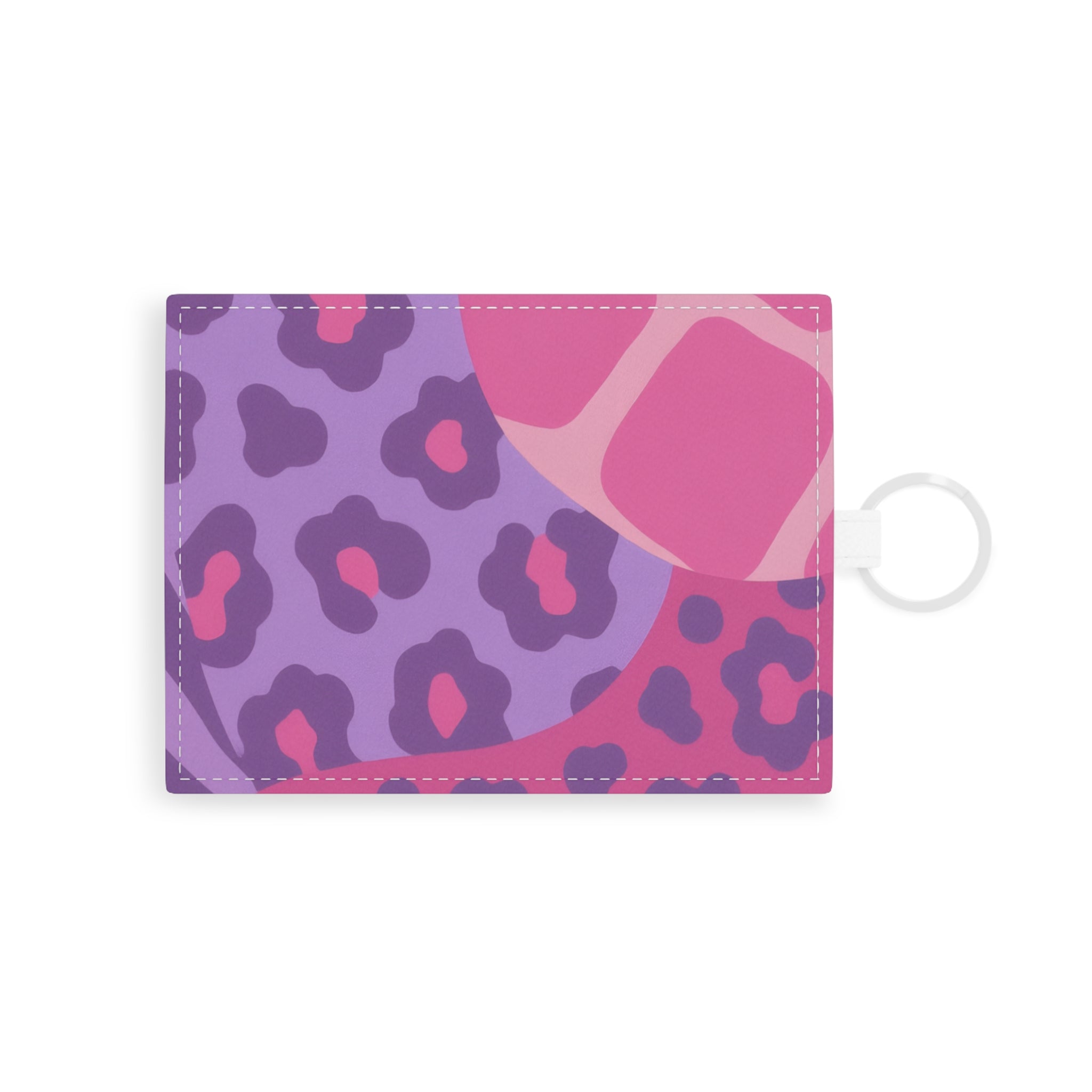 Saffiano Leather Card Holder, Artsulli - Art is Long, Life is Short, Accessories, Size, One size, Color, White, , , 16897460323297283721