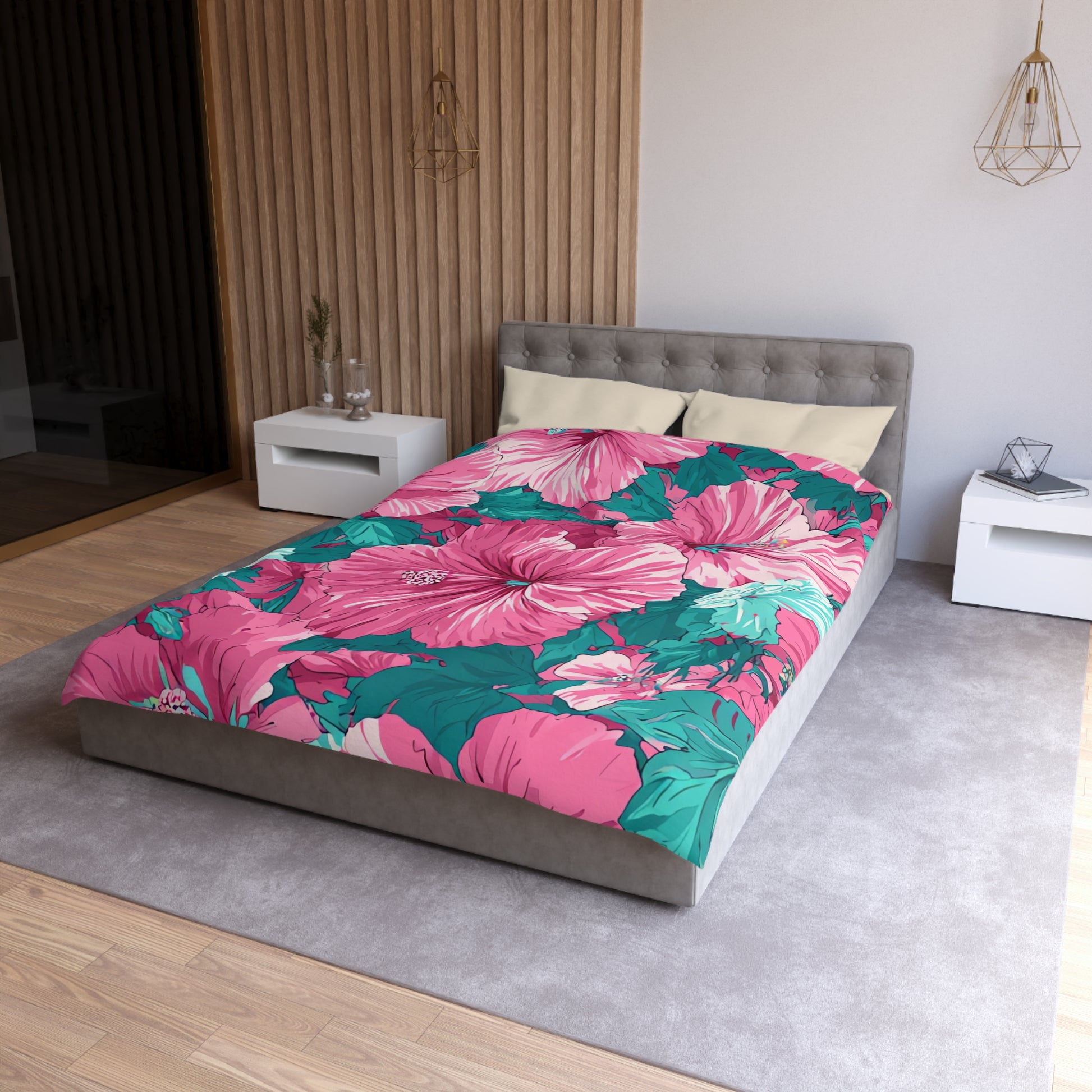 Flowerpunk Aloha Microfiber Duvet Cover, Artsulli - Art is Long, Life is Short, Home Decor, , , , , , , 