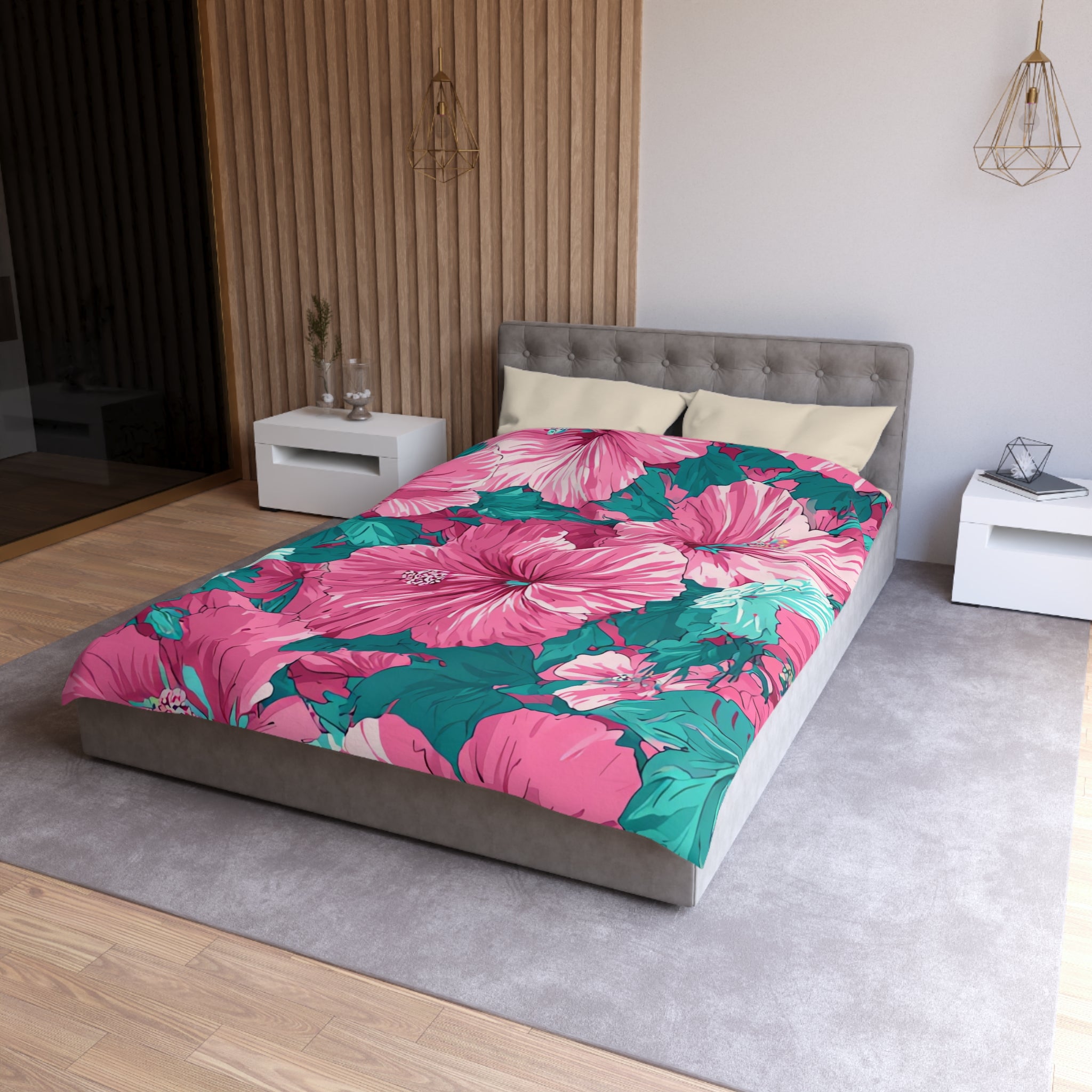 Flowerpunk Aloha Microfiber Duvet Cover, Artsulli - Art is Long, Life is Short, Home Decor, , , , , , , 