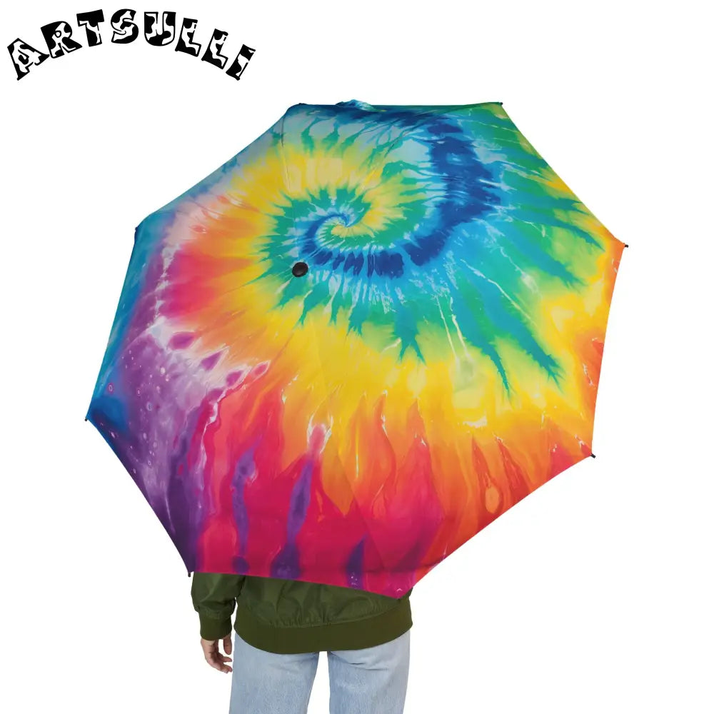JAKKOUTTHEBXX Tie-Dye Rainbow Umbrella 2025