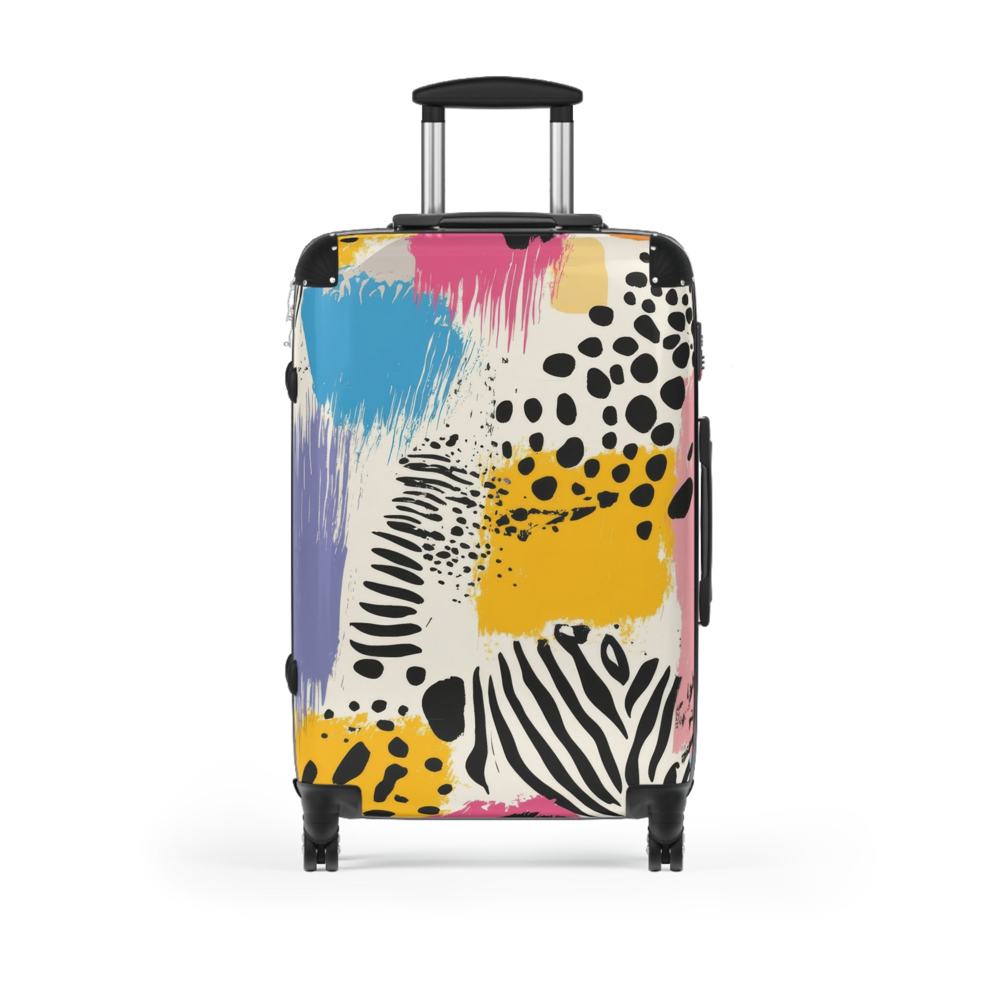 Rae Zebra Rhapsody II Suitcase, Artsulli - Art is Long, Life is Short, Bags, Size, Medium, Color, Black, , , 98542923295869