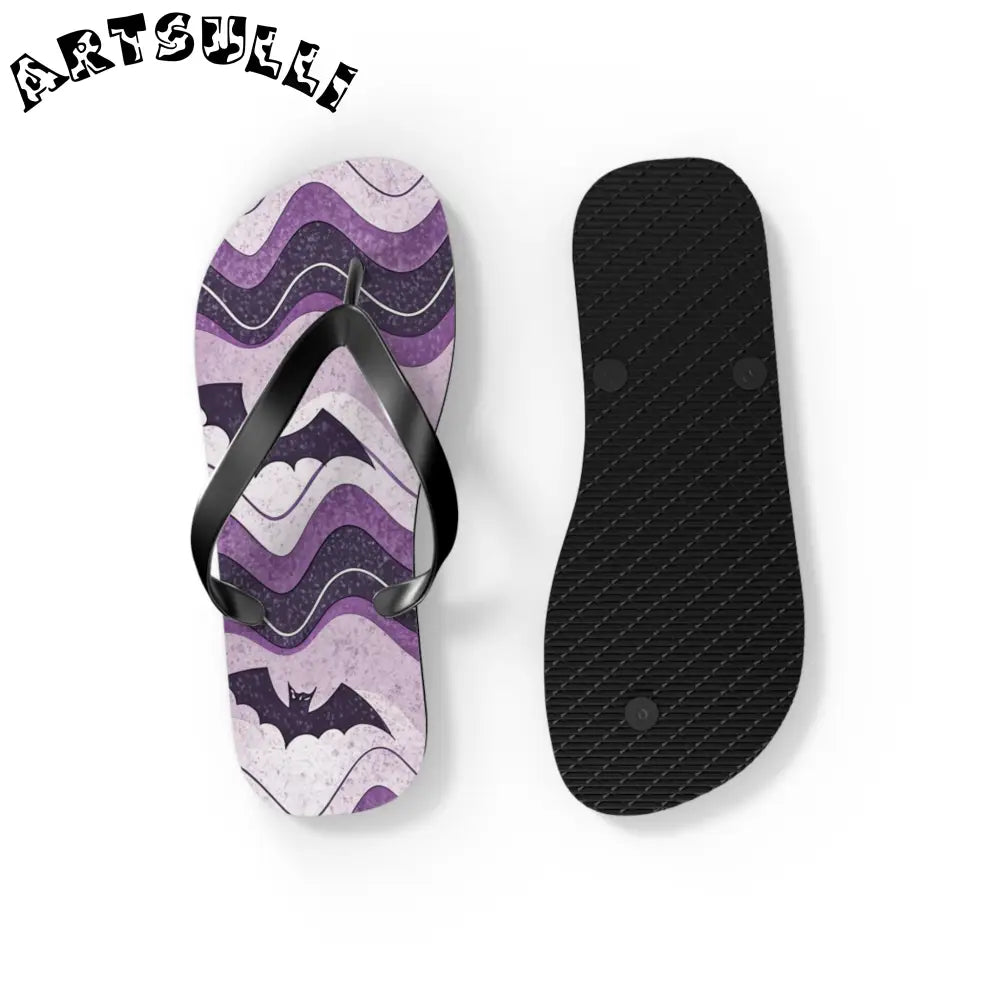 JAKKOUTTHEBXX Bat Wave Flip Flops JAKKOUTTHEBXX Artsulli - Art