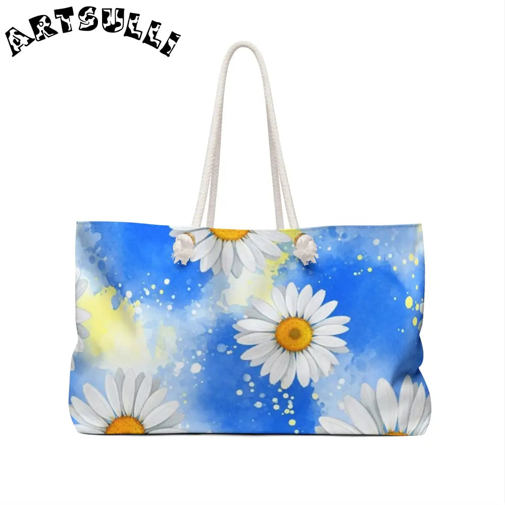 JAKKOUTTHEBXX Daisies Weekender Bag JAKKOUTTHEBXX Artsulli - Art