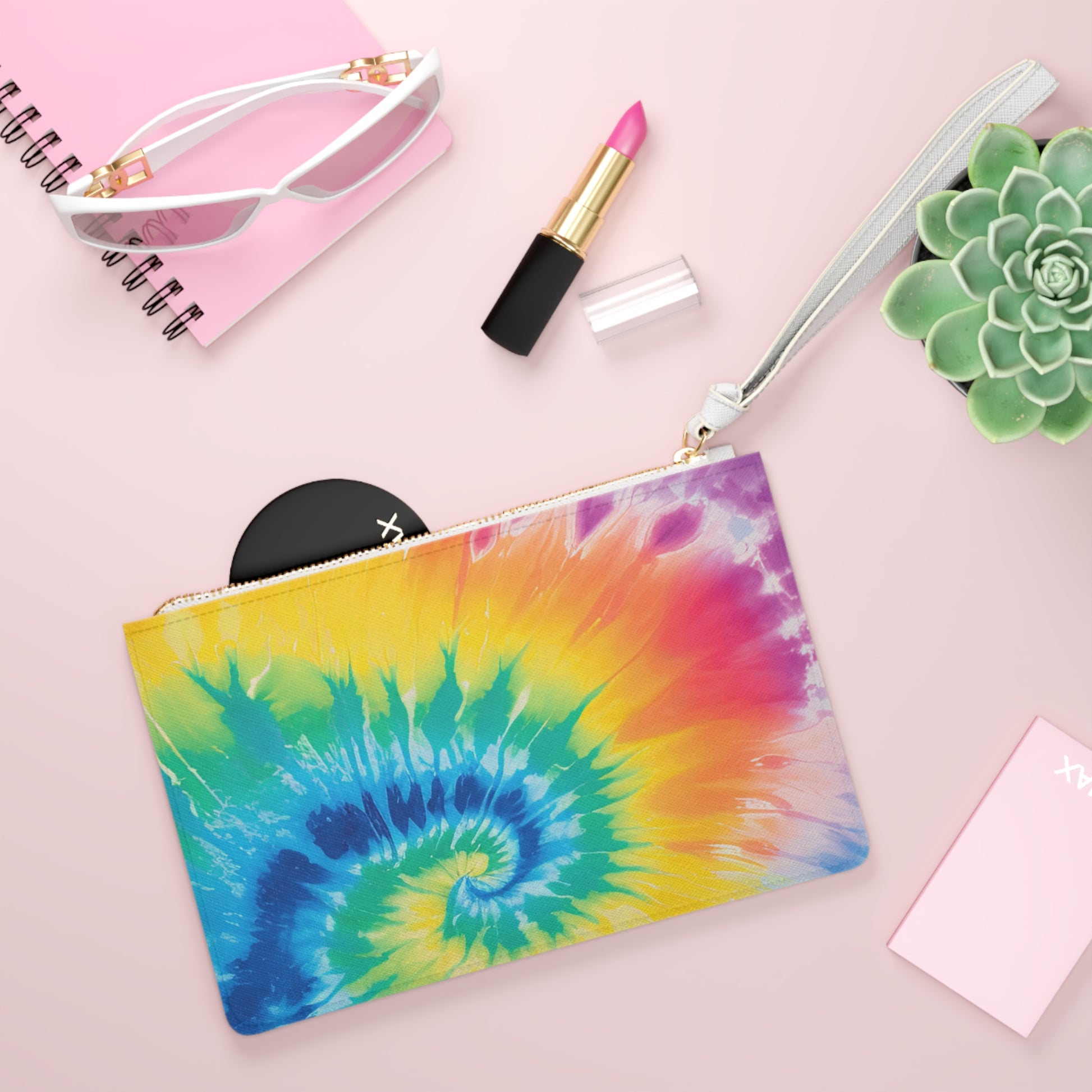 Tie Dye Clutch Bag, Artsulli - Art is Long, Life is Short, Bags, , , , , , , 