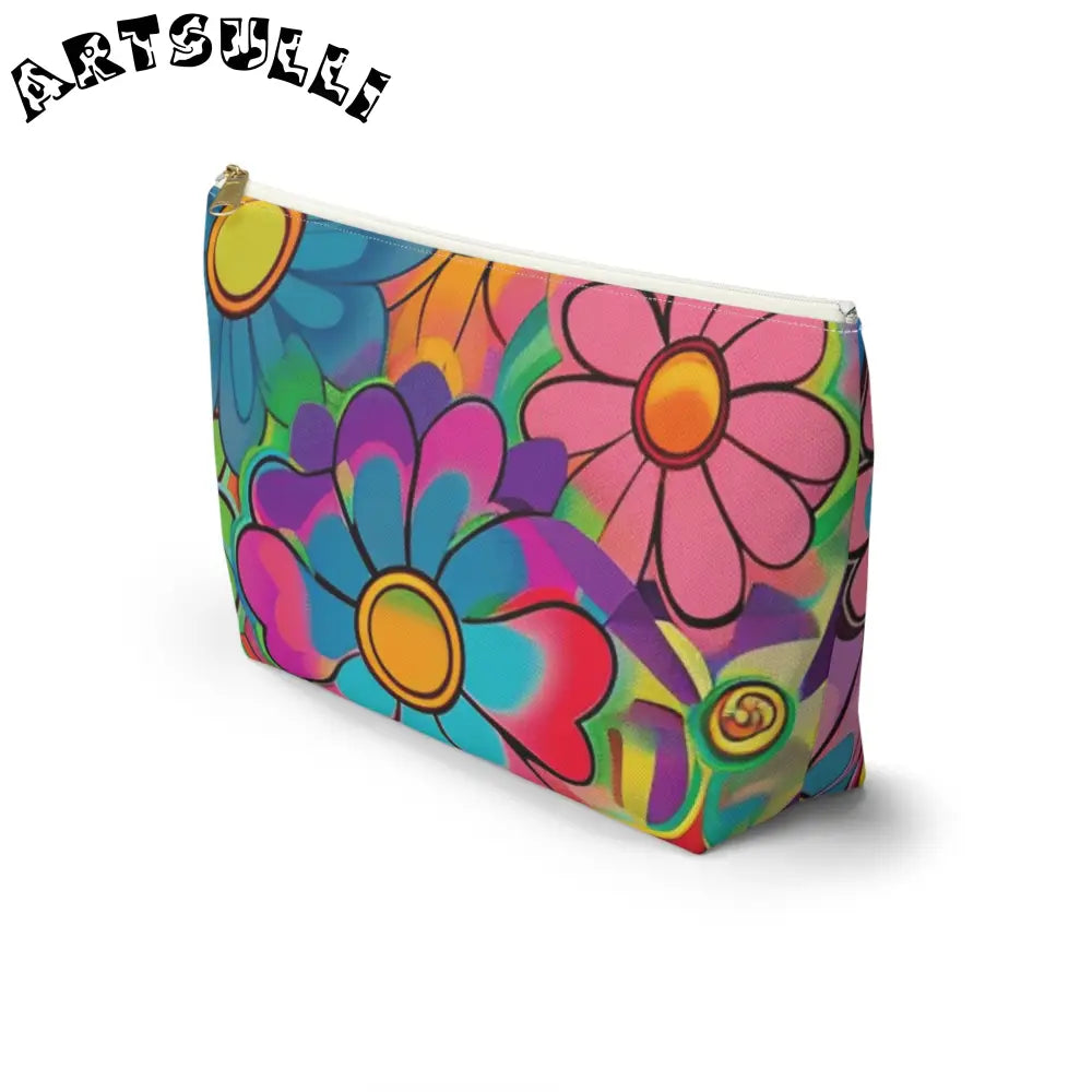 JAKKOUTTHEBXX Chromatic Daisy Dream Accessory Pouch w T-bottom