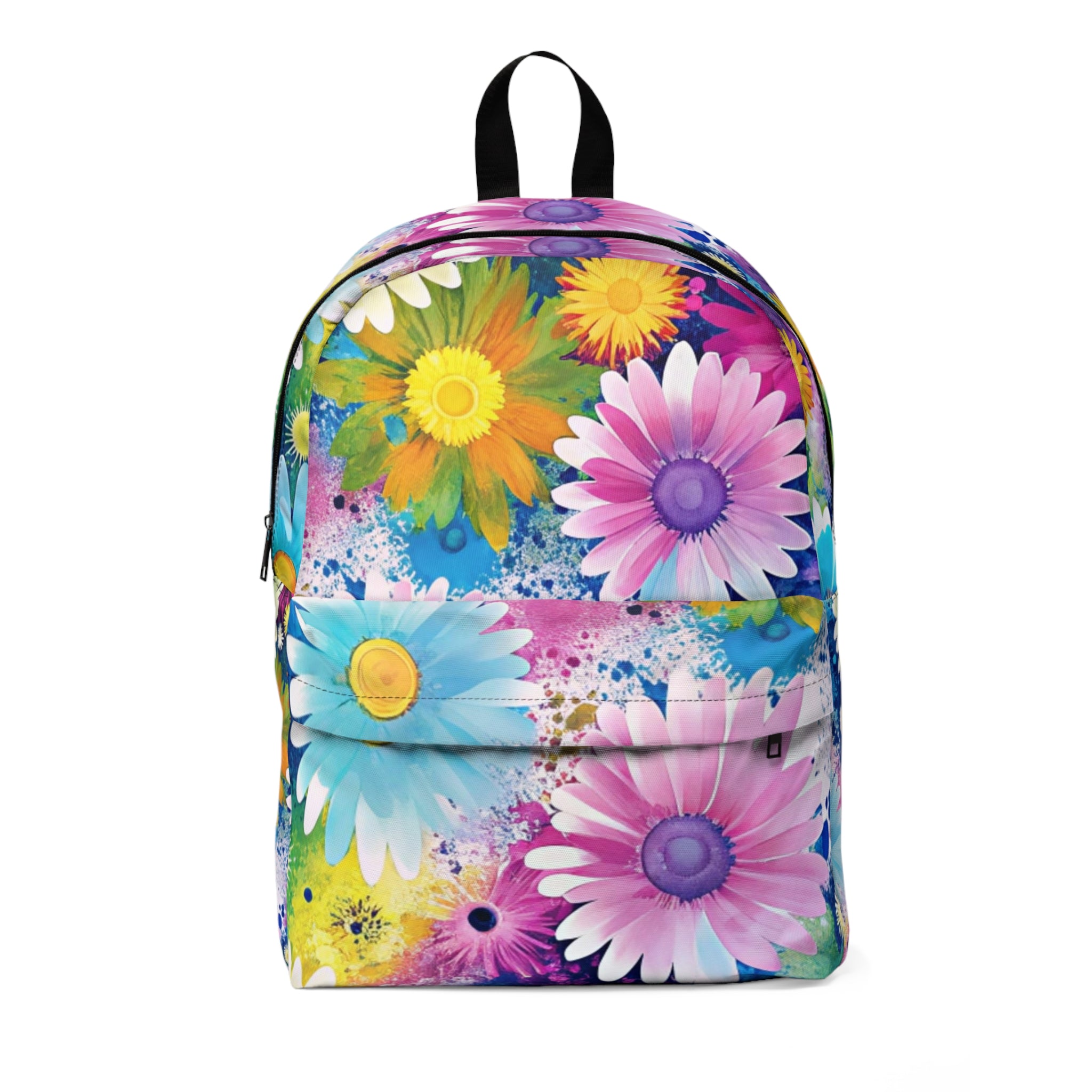 Magical Flower Explosion Multi-Color Unisex Classic Backpack, Artsulli - Art is Long, Life is Short, Bags, Size, One size, , , , , 15347626241908