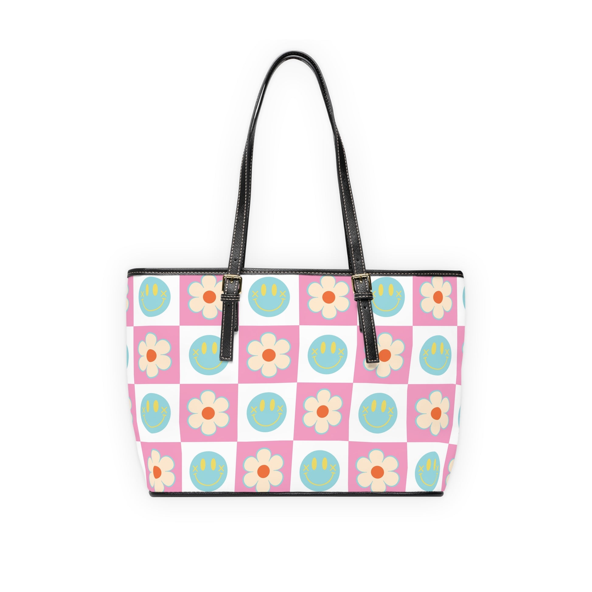 Madotsukis Grin Bloom PU Leather Shoulder Bag, Artsulli - Art is Long, Life is Short, Bags, , , , , , , 