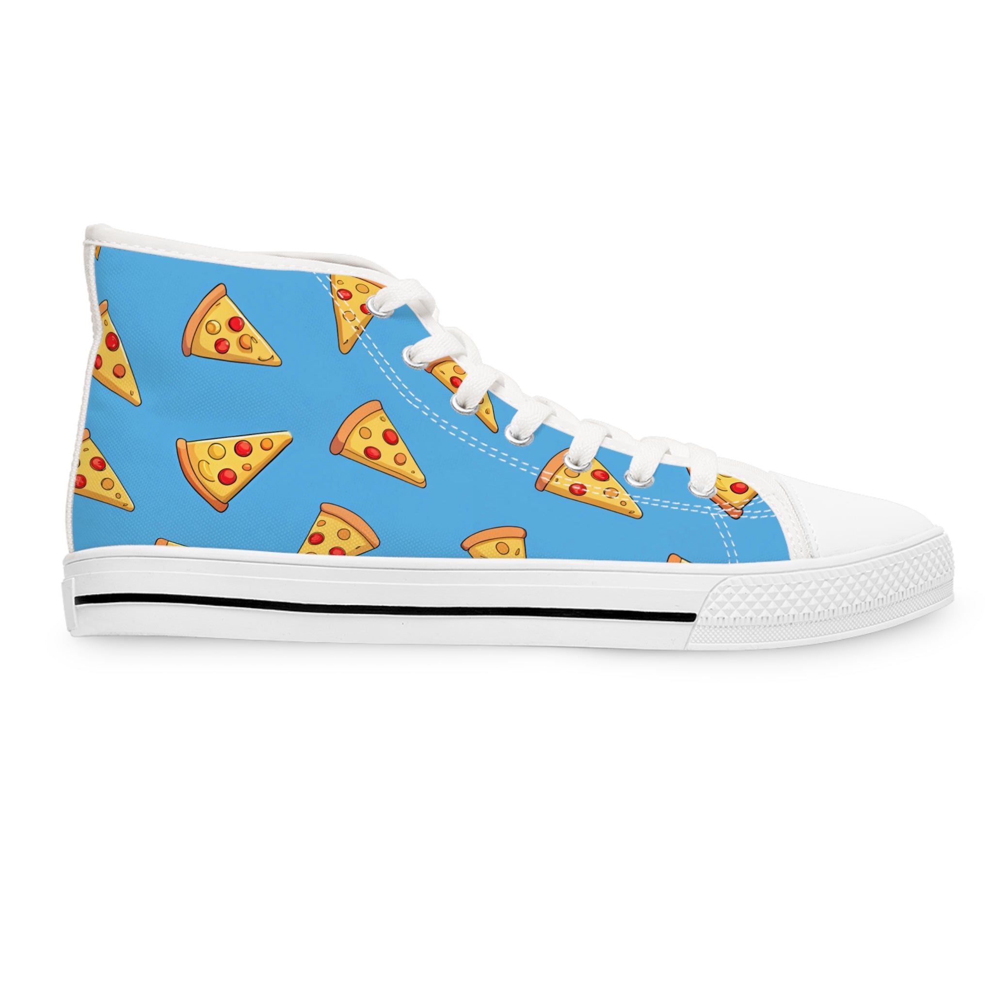 Blue Pizza Dreamscape Women's High Top Sneakers, Artsulli - Art is Long, Life is Short, Shoes, , , , , , , 
